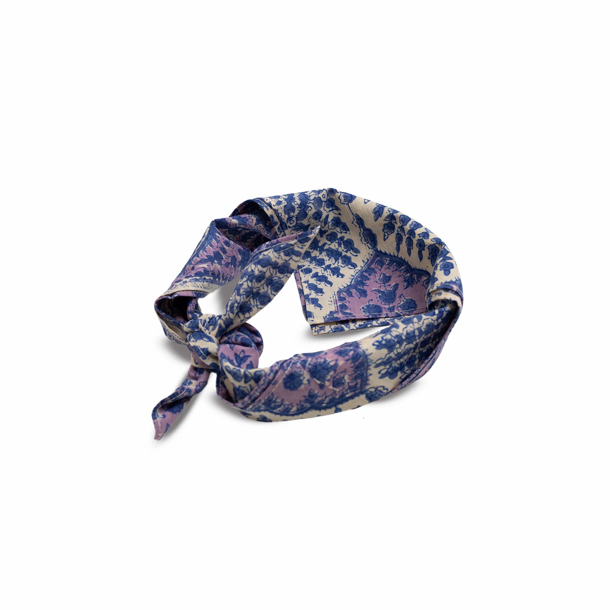 Kardo Block Print Bandana (Purple) - Image 3