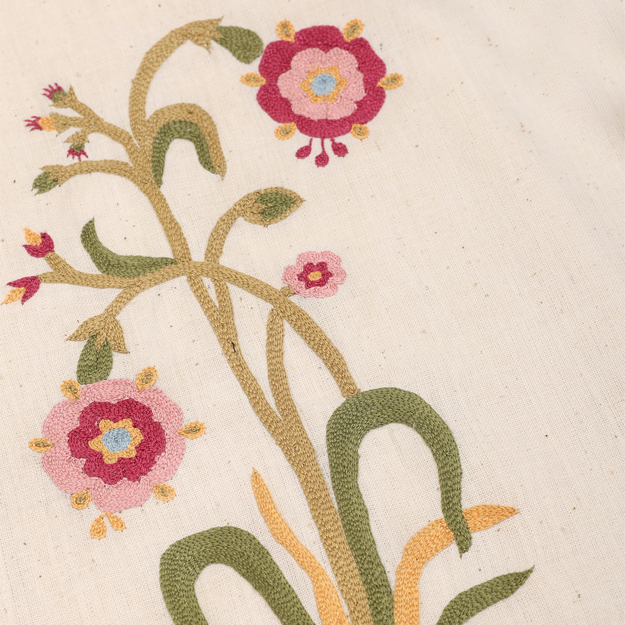 Kardo Ronen Embroidered Short Sleeve Shirt (Natural) - Image 7