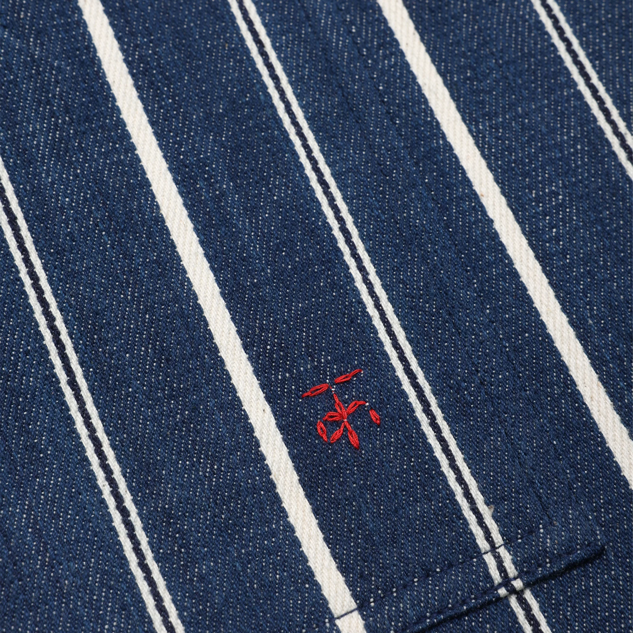 Kardo Somesh Handloom Denim Jacket (Indigo) - Image 7