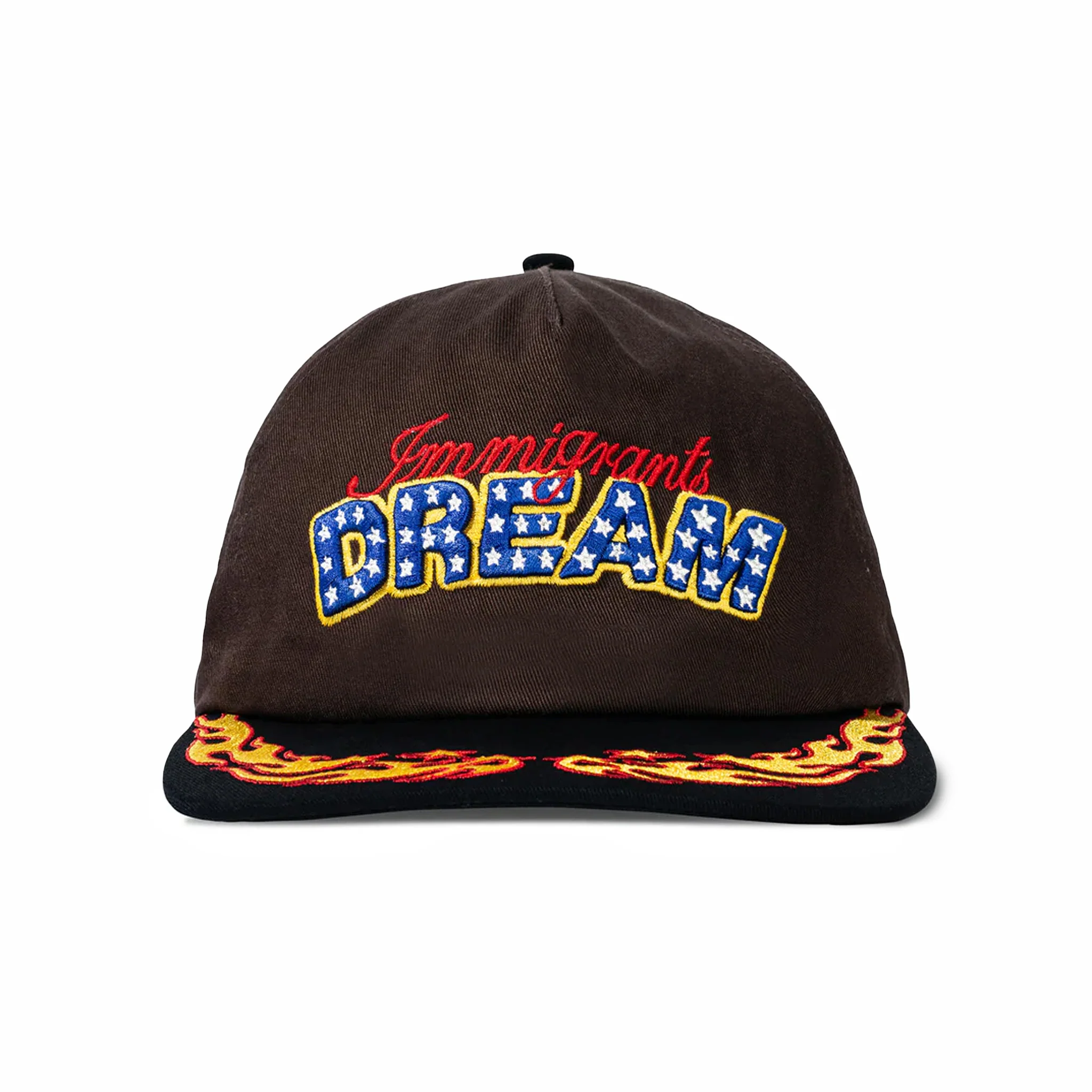 Kids of Immigrants Immigrants Dream Flame Hat (Brown)