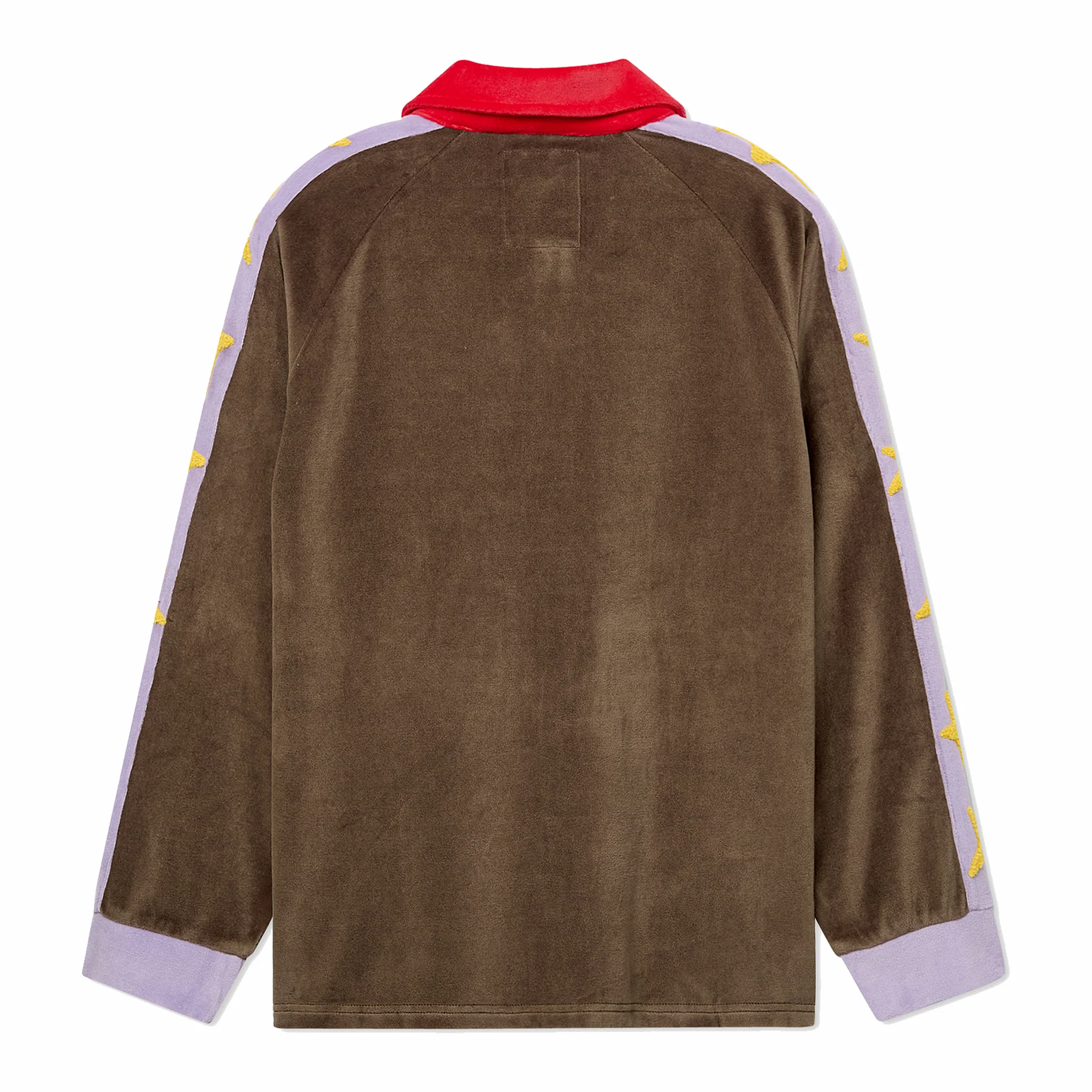 Kidsuper Face Velour Stars Rugby (Brown) - Image 2
