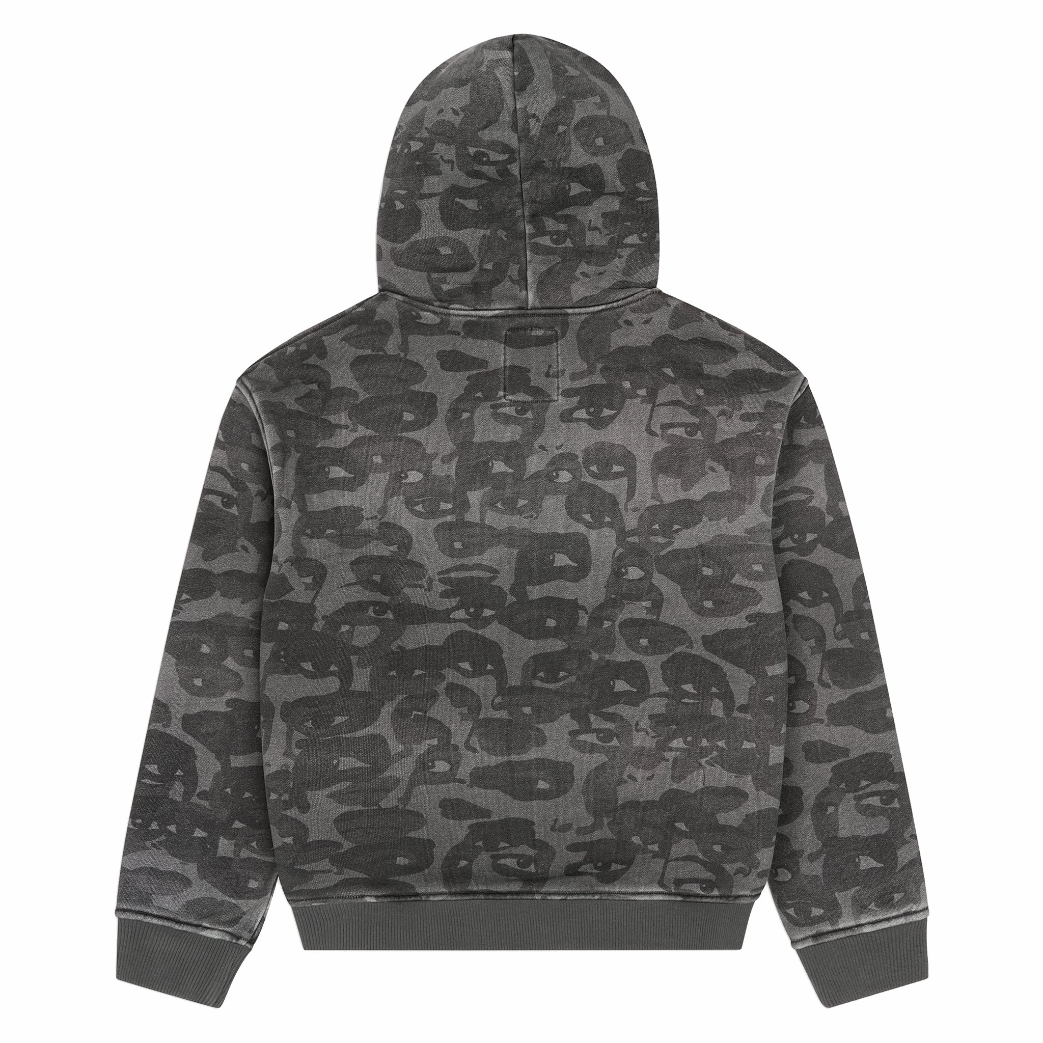 Kidsuper Stars Face Camo Hoodie (Black) - Image 2