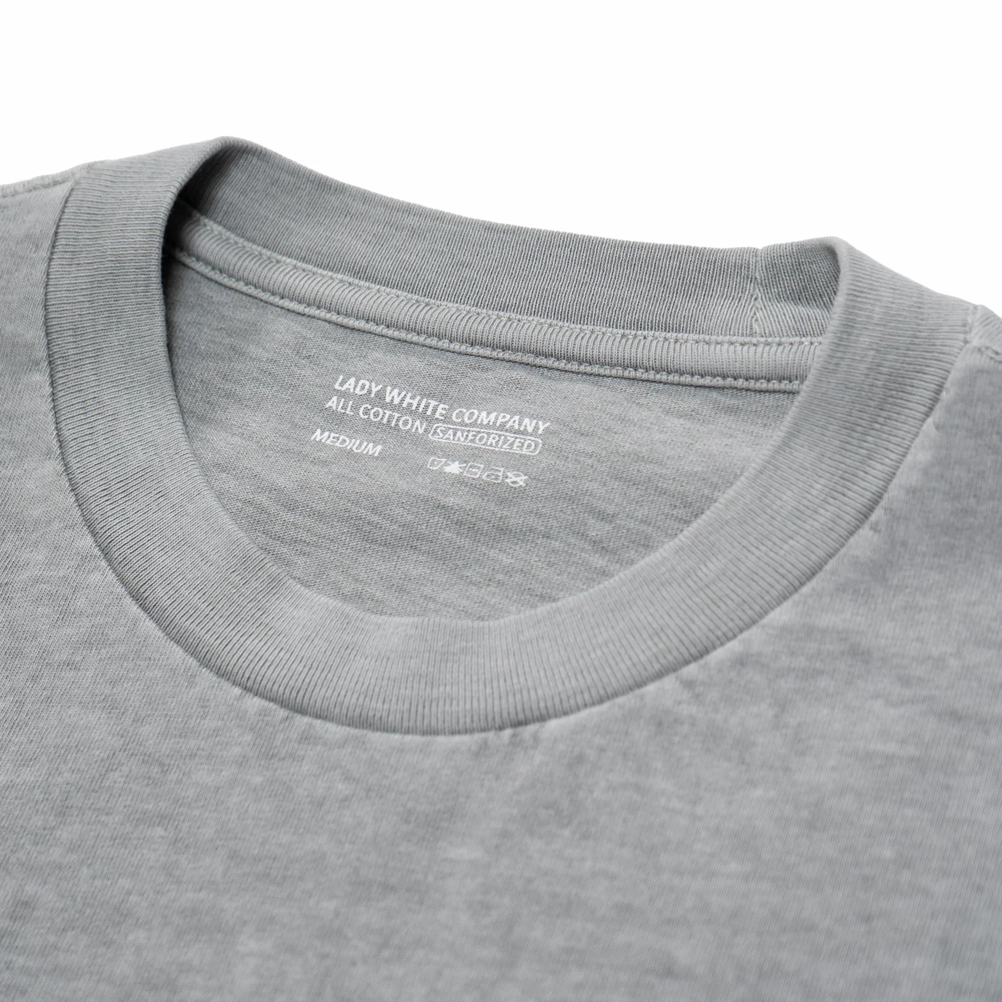 Lady White Co. Municipal Pocket T-Shirt (Pigment Chalk) - Image 2