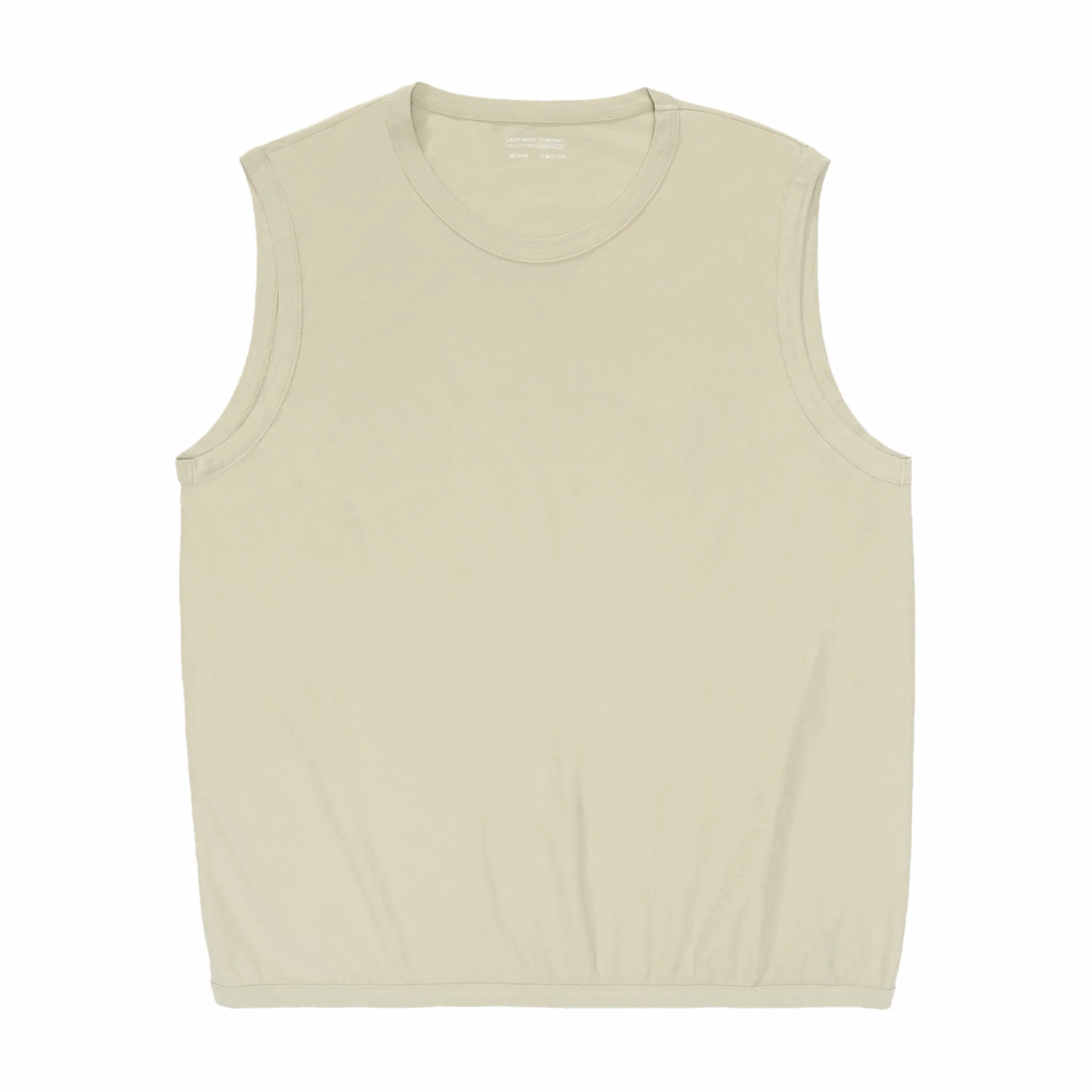 Lady White Co. Sleeveless T-Shirt (Swiss Natural)