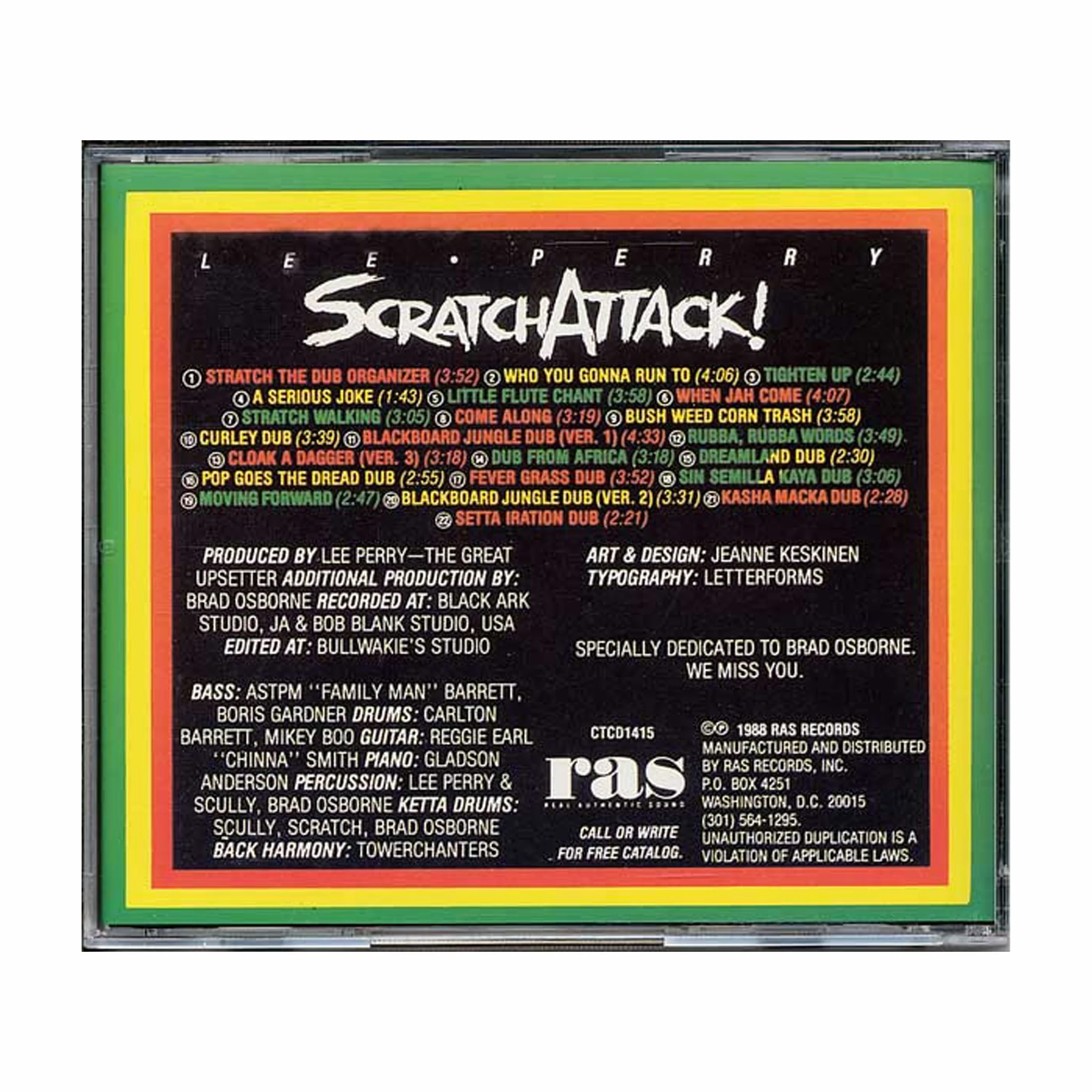 Lee Perry "Scratch Attack!" 2XLP (Black Vinyl) - Image 2