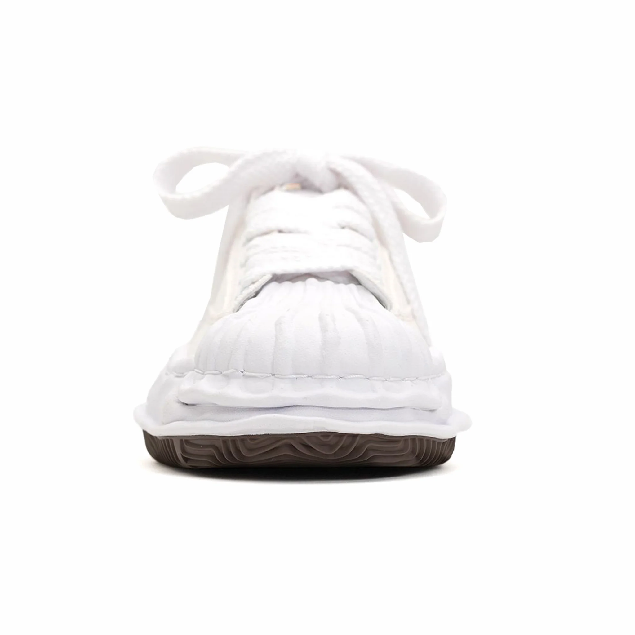Maison MIHARA YASUHIRO "Blakey" OG Sole Canvas Low-Top Sneaker (White) - Image 4