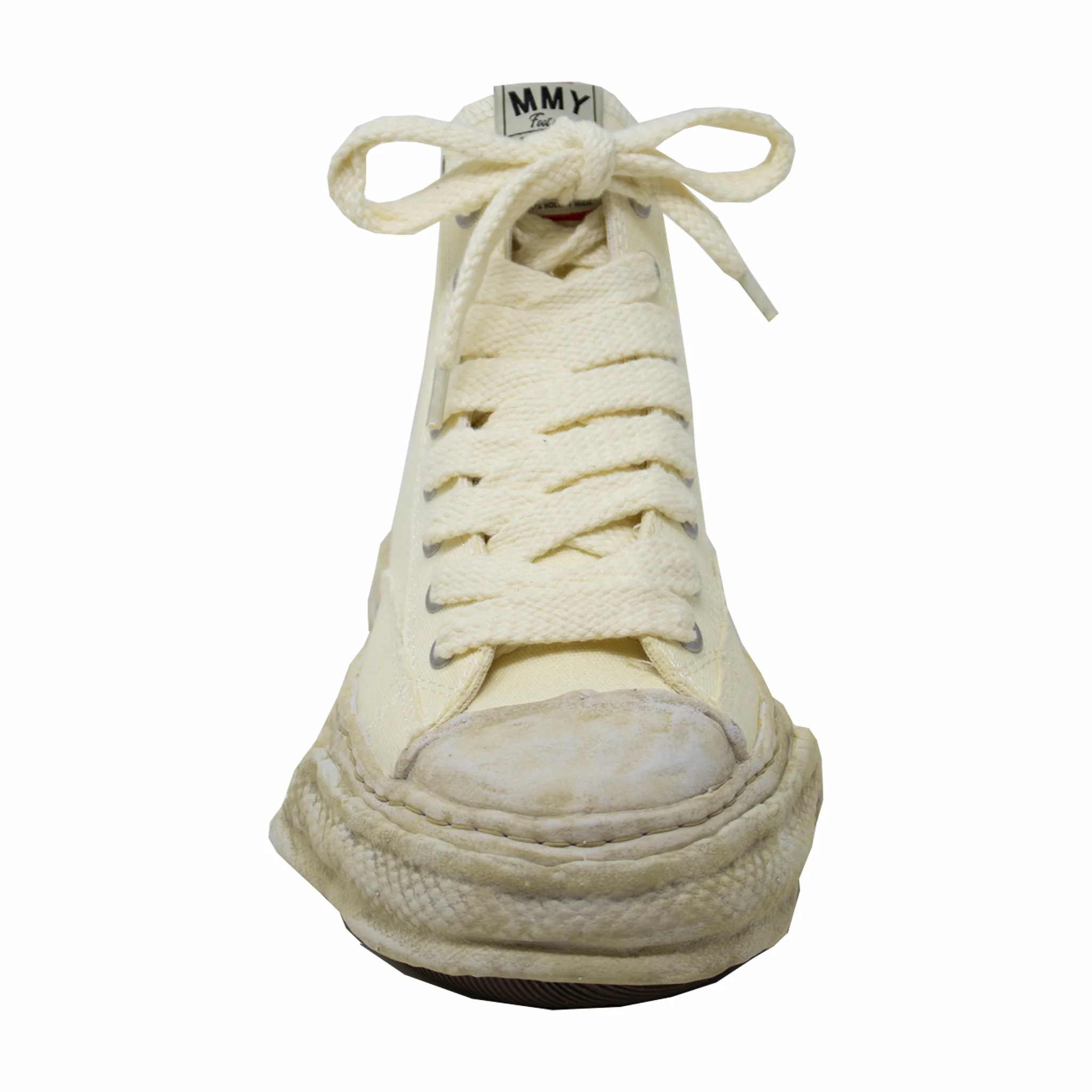 Maison MIHARA YASUHIRO "Peterson 23" OG Sole Canvas High-Top Sneaker (White) - Image 3
