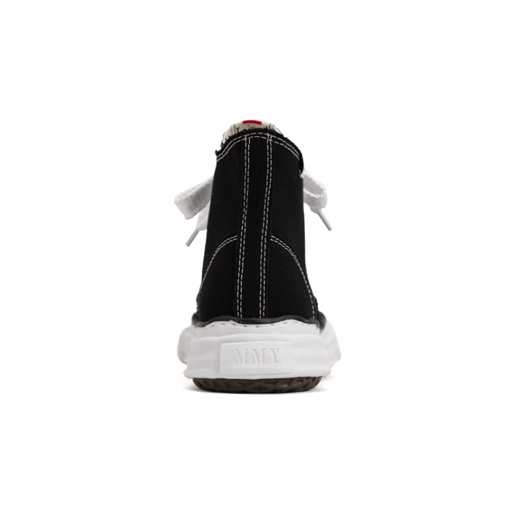 Maison MIHARA YASUHIRO "Peterson" OG Sole Canvas High-Top Sneaker (Black) - Image 4