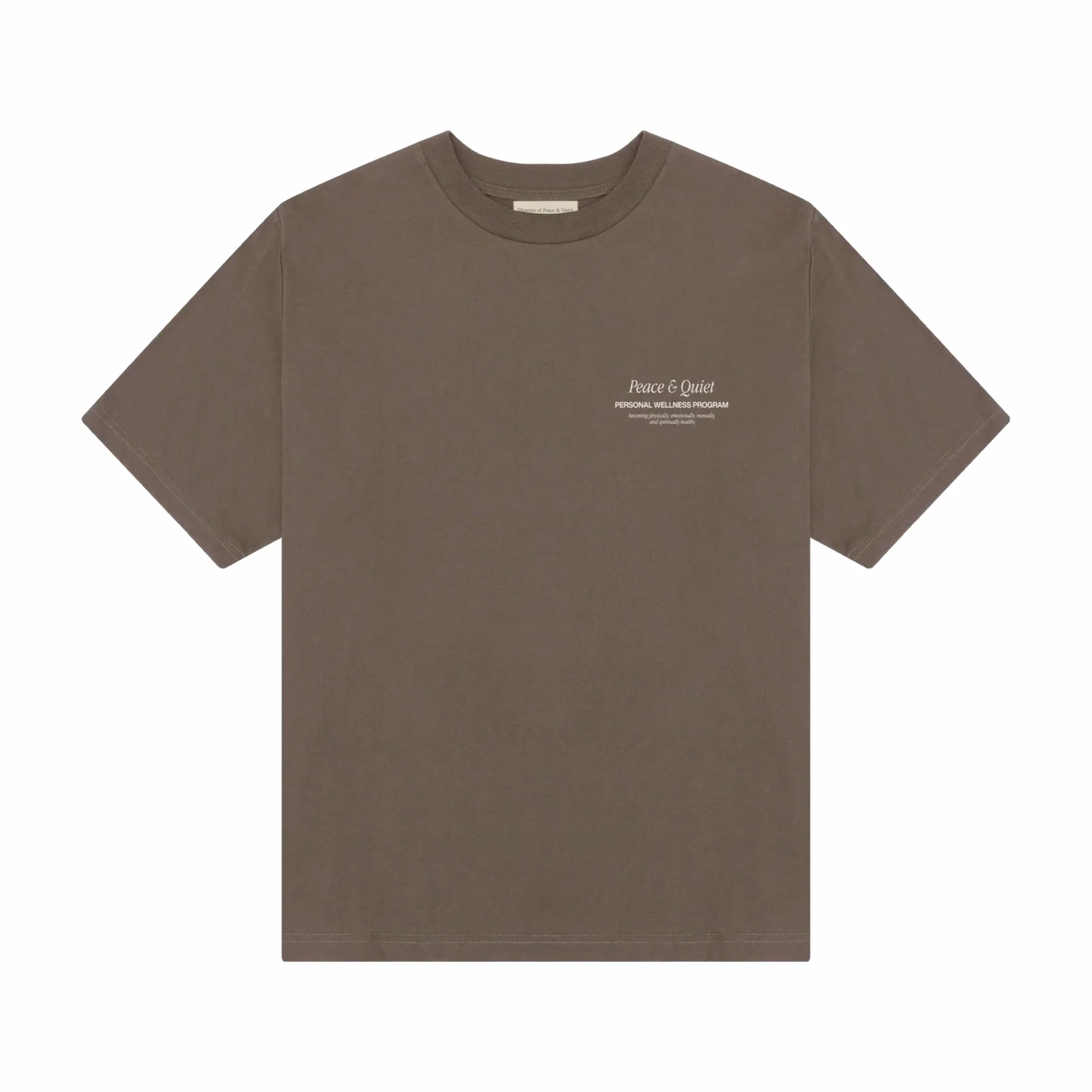 Museum of Peace & Quiet Wellness Program T-Shirt (Clay) - Image 2