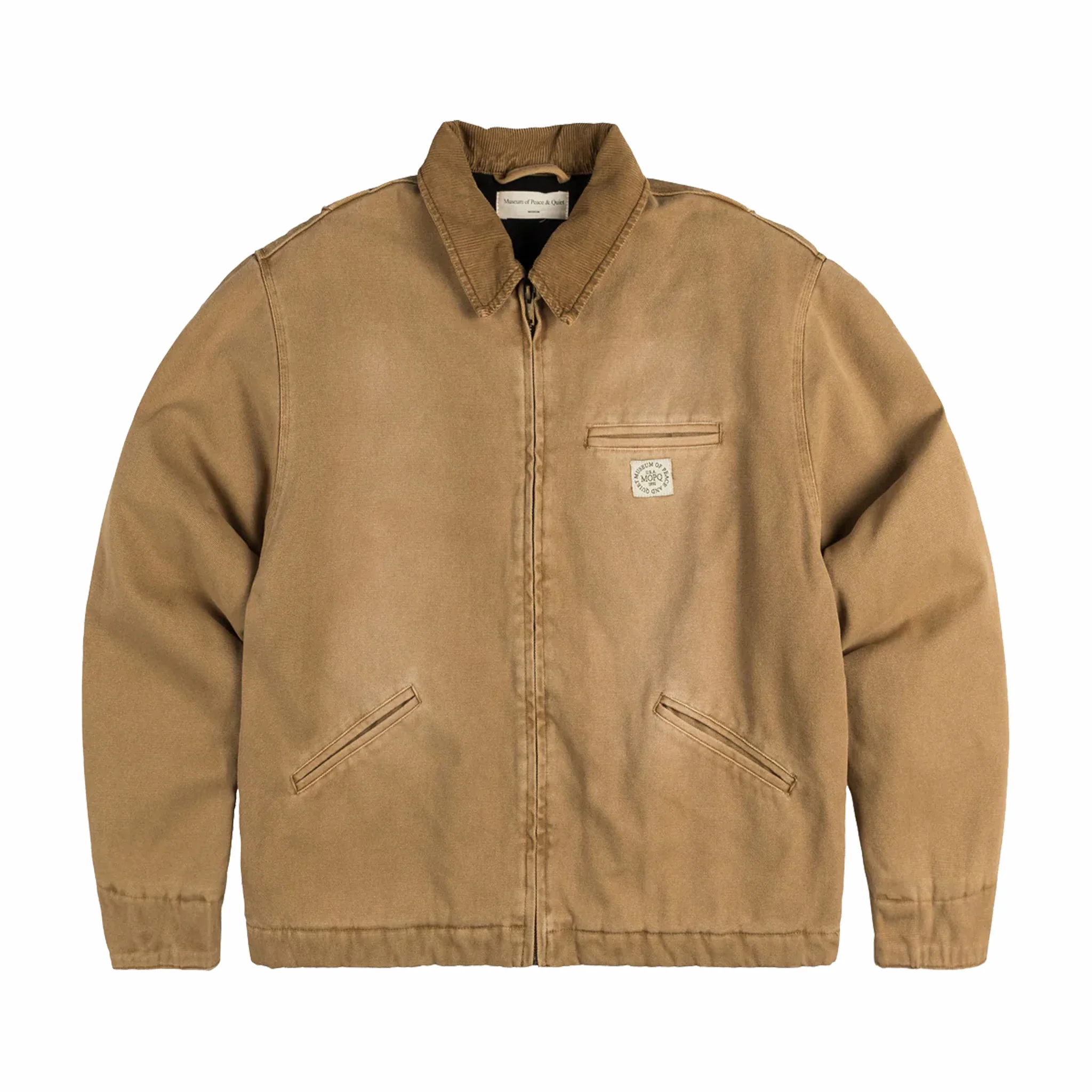 Museum of Peace & Quiet Wordmark Canvas Work Jacket (Tan)