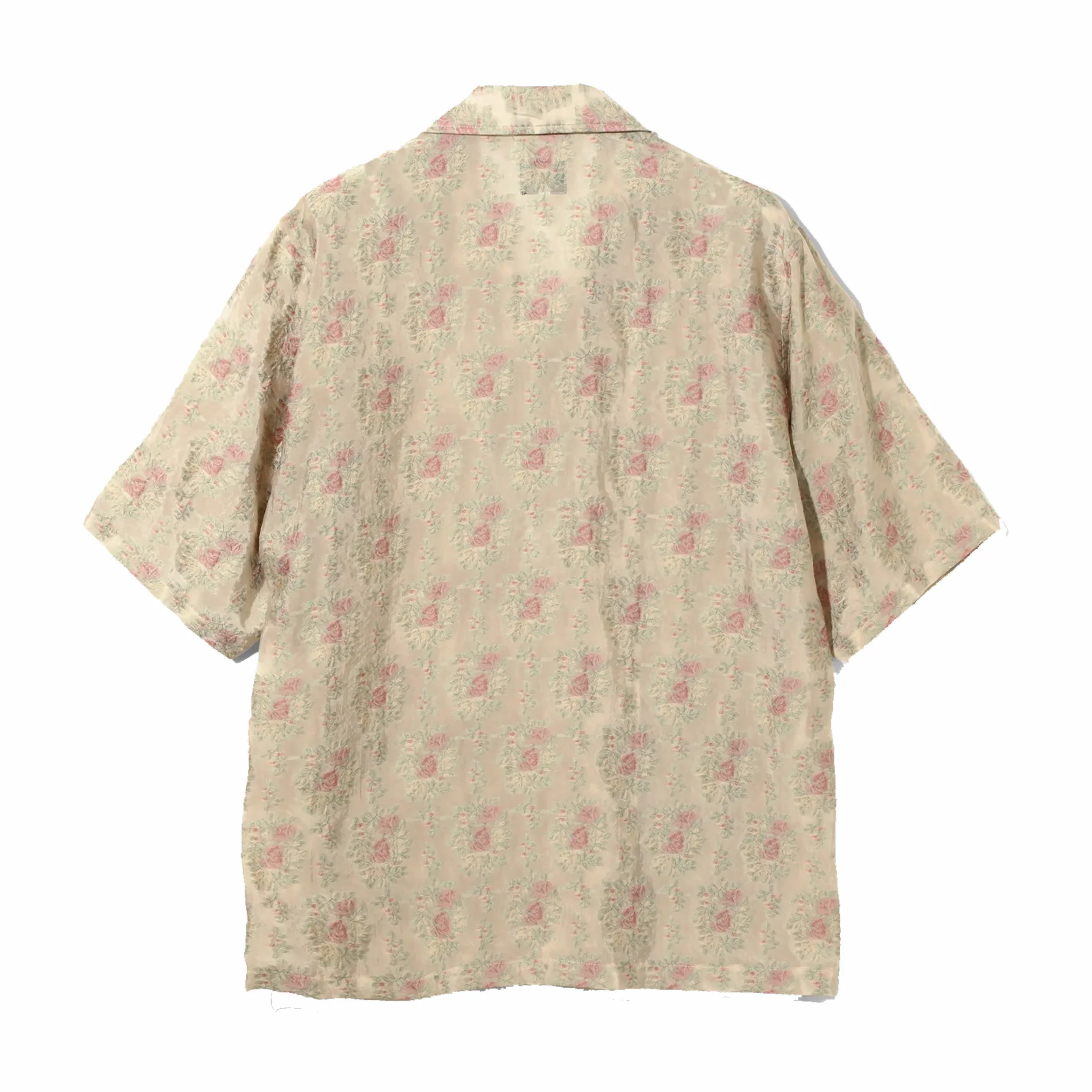 Needles Cabana Shirt - Floral Cut Jacquard (Beige) - Image 3