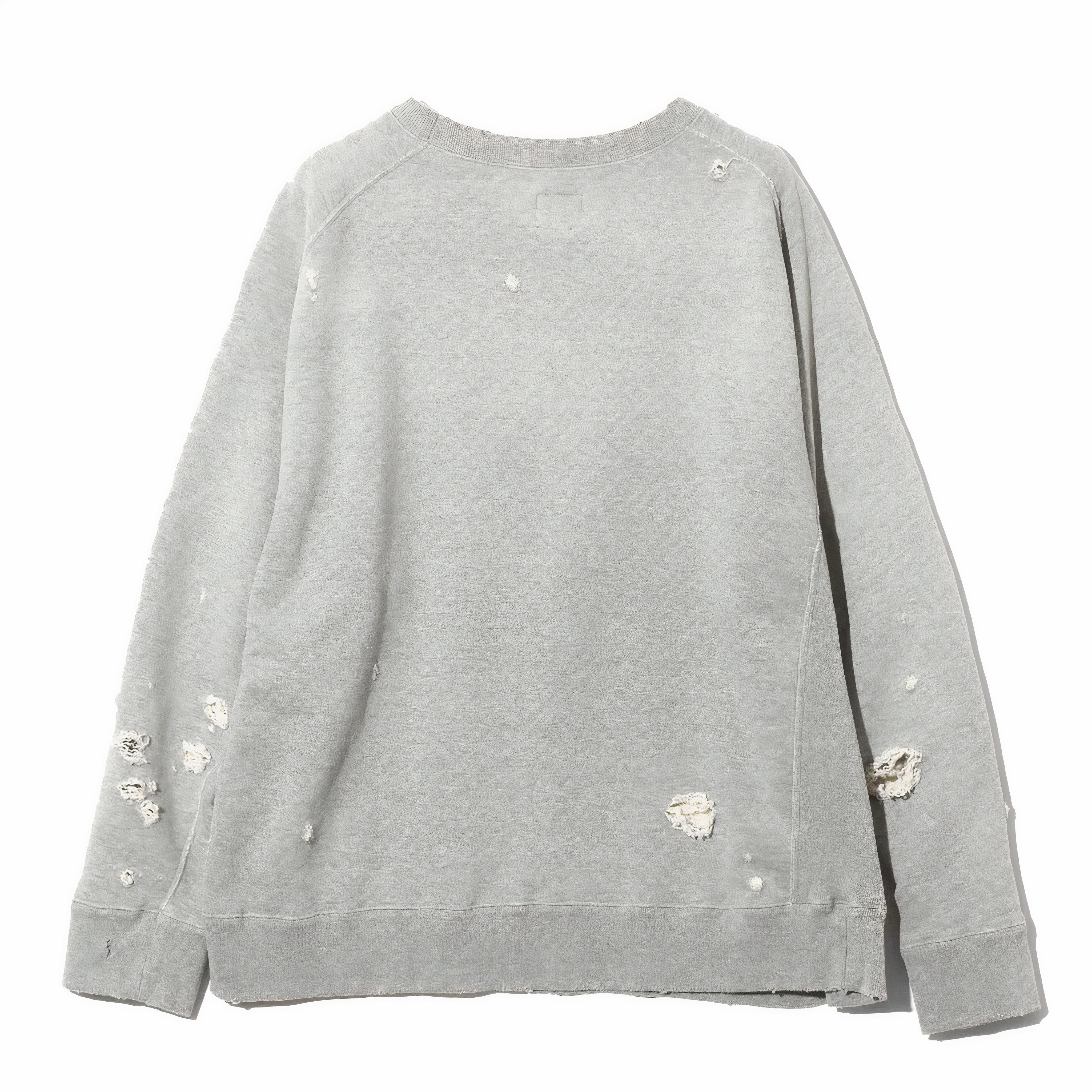Needles Deconstructed Sweatshirt - Cotton French Terry (Grey) - Image 2