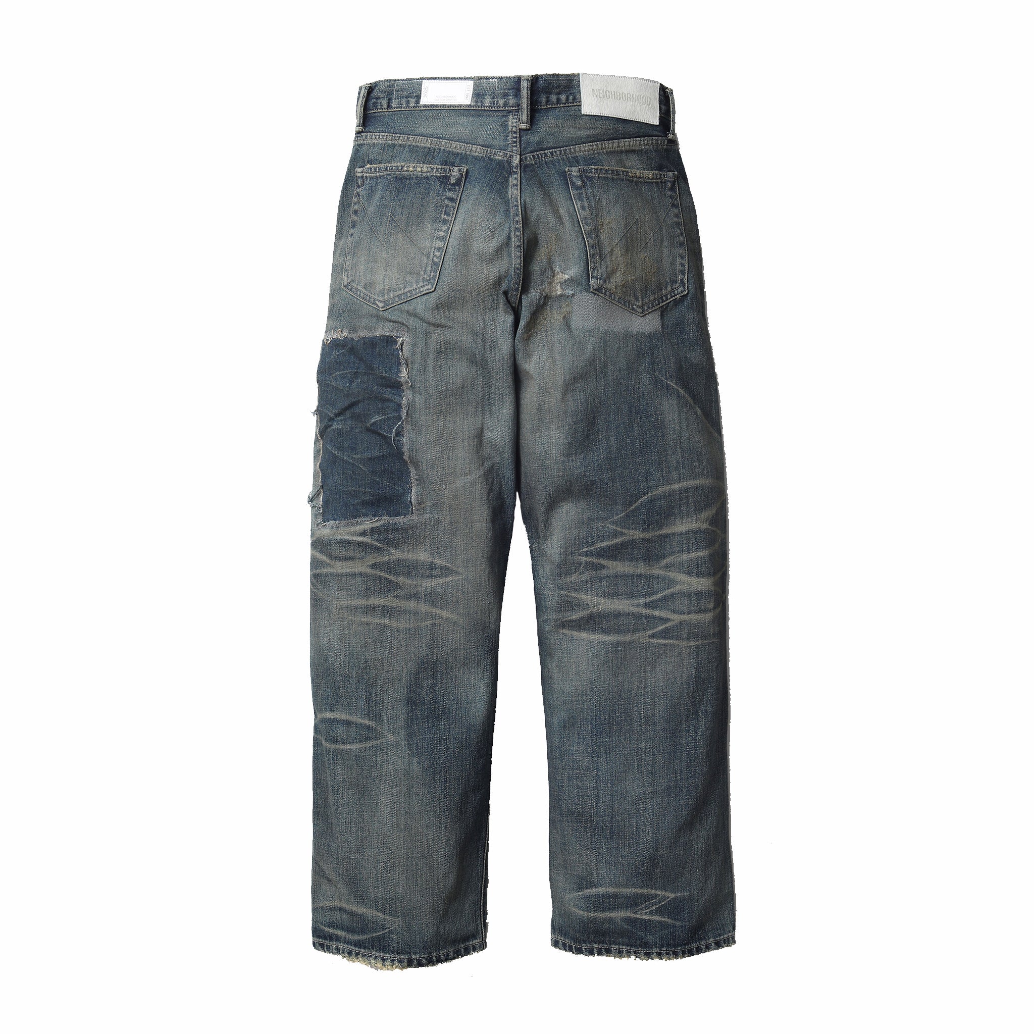 Neighborhood Savage Denim DP Wide Pants (Indigo) - Image 2
