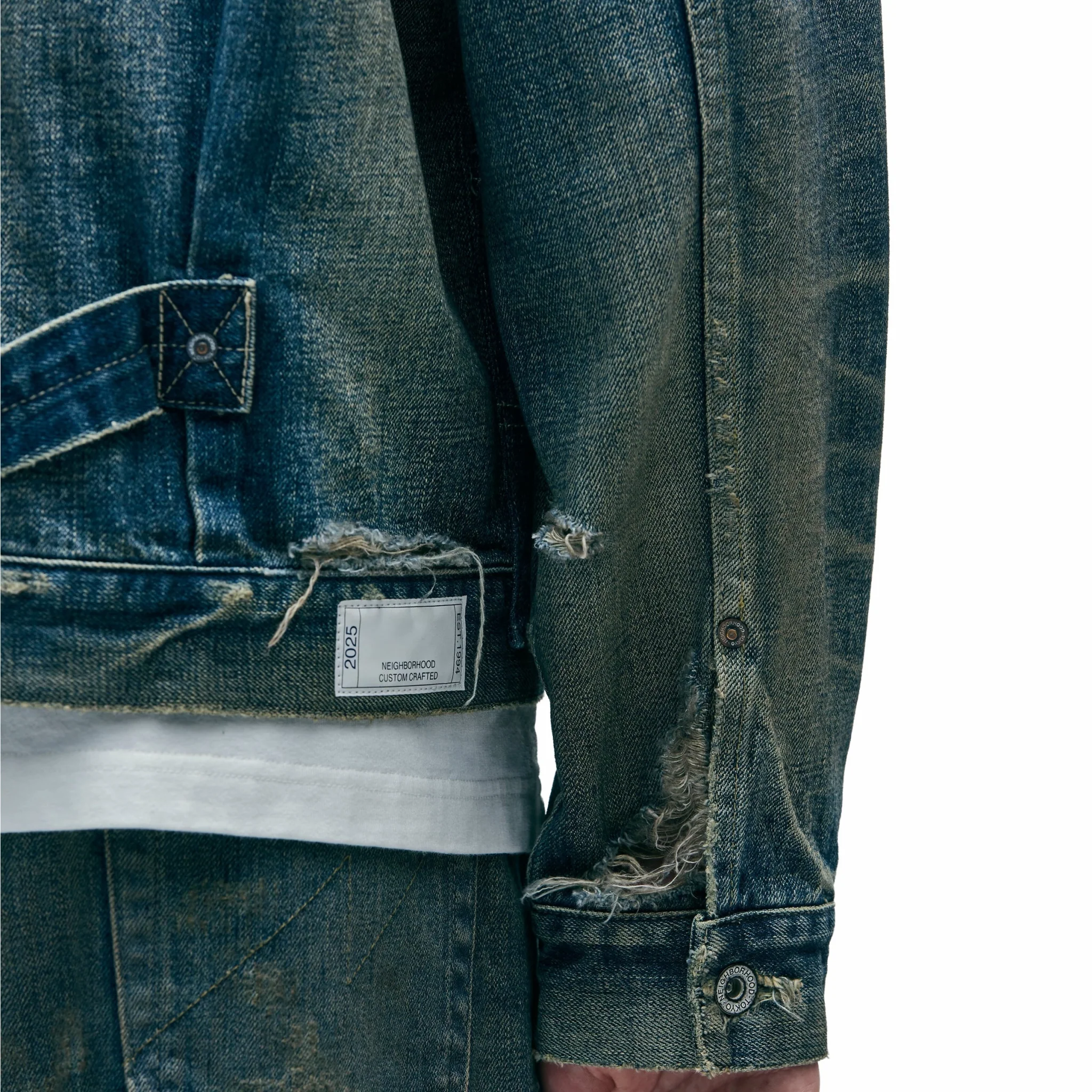 Neighborhood Savage Denim Type 1 Jacket (Indigo) - Image 5