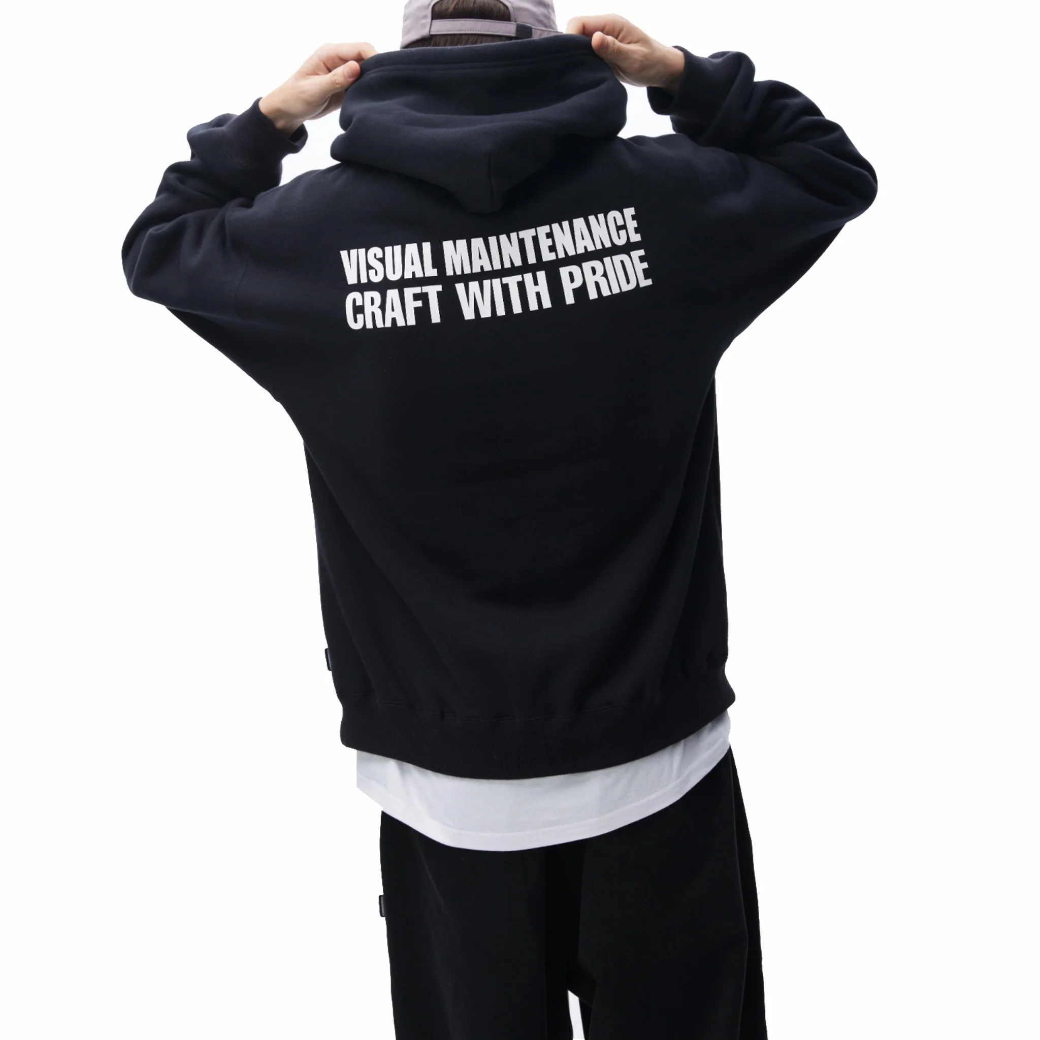 Neighborhood x NH Subware . Sweat Hoodie LS (Black) - Image 3