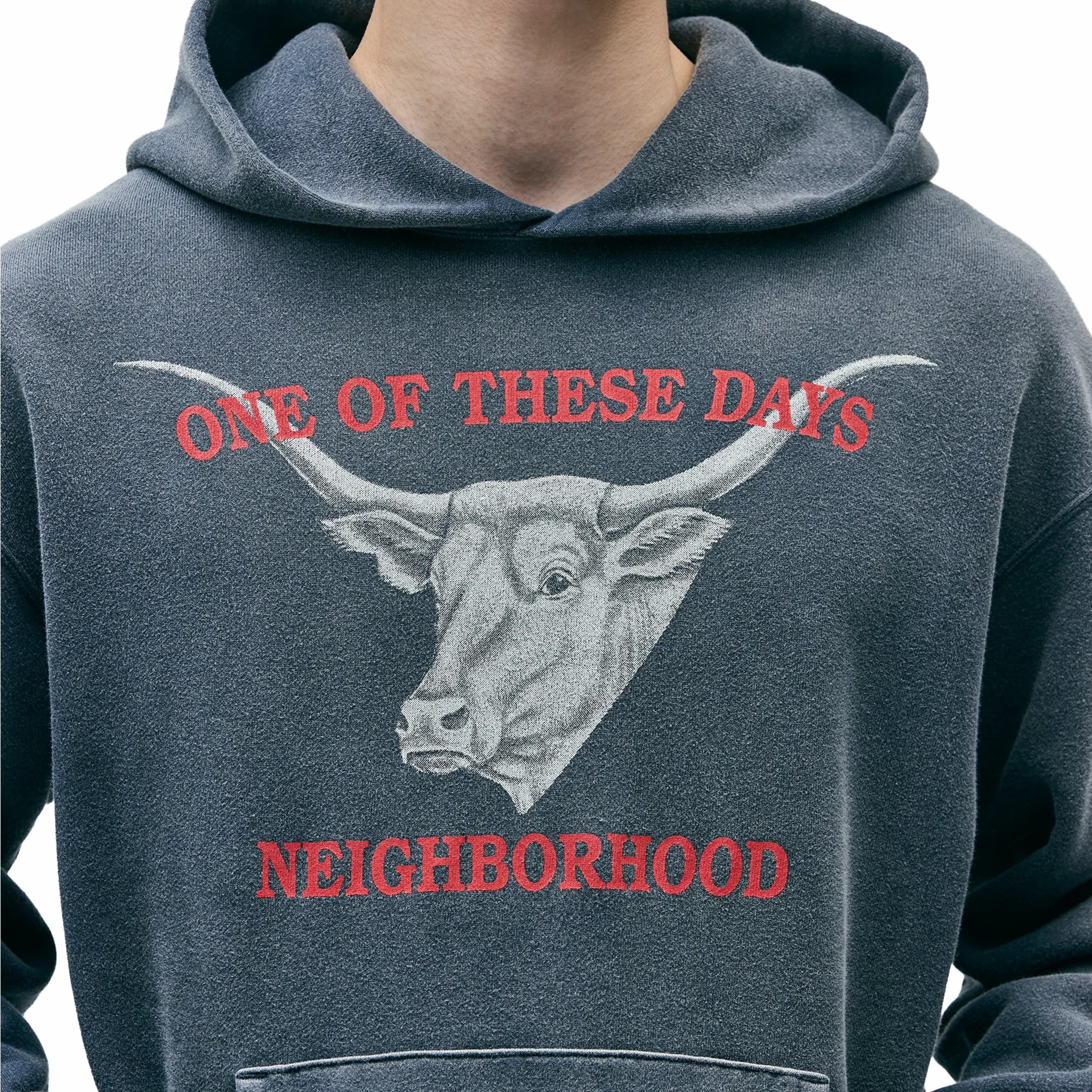 Neighborhood x OOTD . Hoodie (Black) - Image 3
