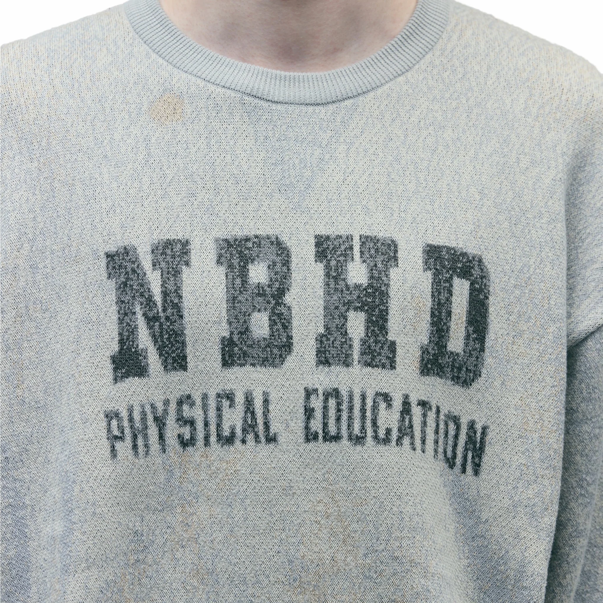 Neighborhood x TOLQ . Sweatshirt Pattern Sweater (Grey) - Image 2