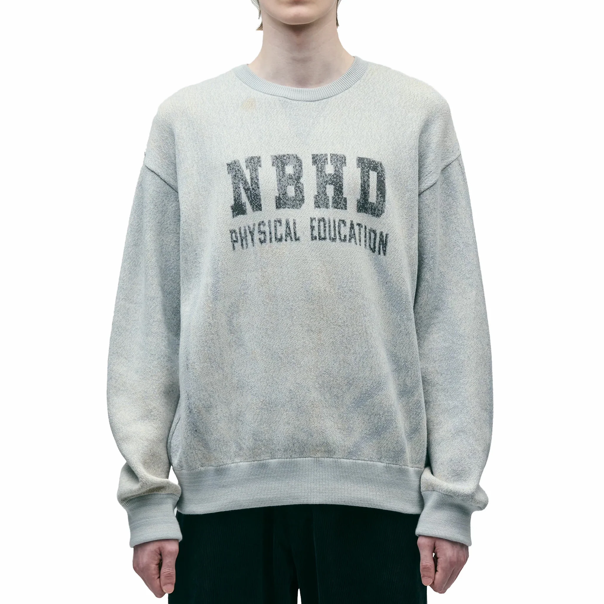 Neighborhood x TOLQ . Sweatshirt Pattern Sweater (Grey) - Image 4