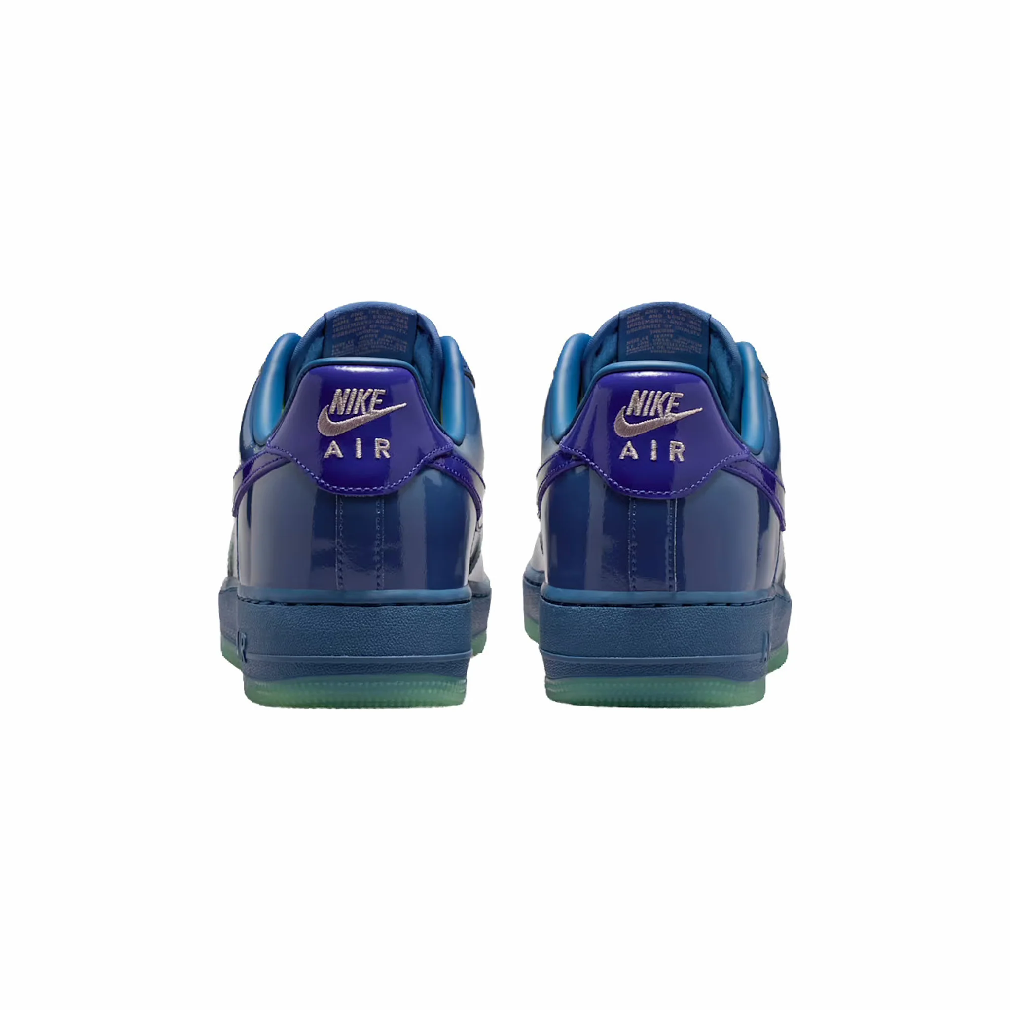 Nike Air Force 1 Patent “Mystic Navy” (Mystic Navy/Light Liquid Lime-Grape Ice-Light Violet Ore) - Image 3