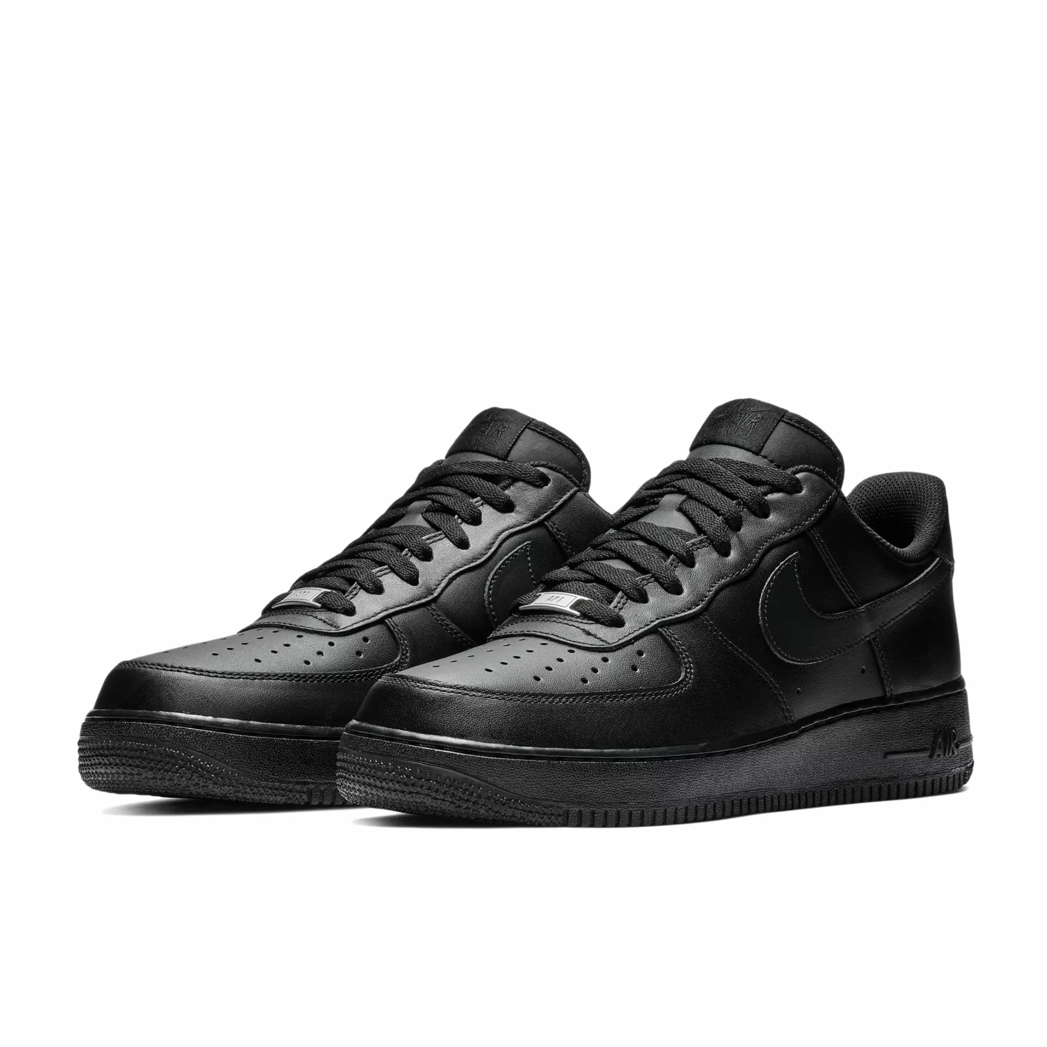 Nike Men's Air Force 1 '07 (Black/Black) CW2288-001 - Image 2