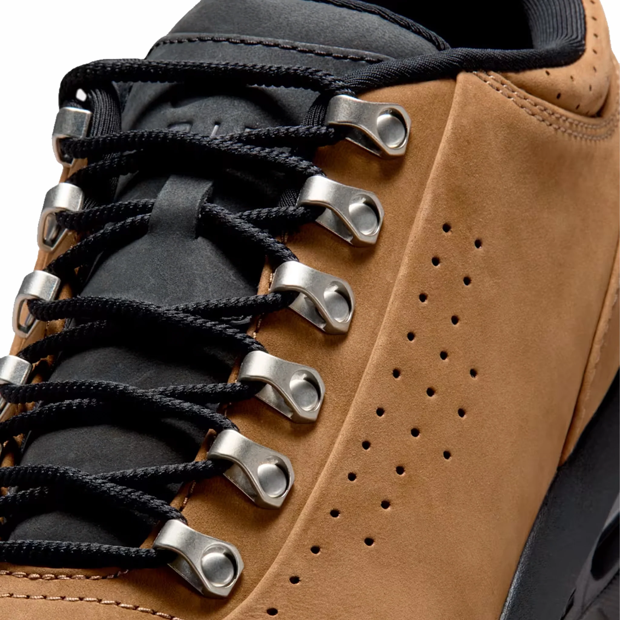 Nike Men's Air Goadome Low SP (Taupe/University Red-Black) - Image 7