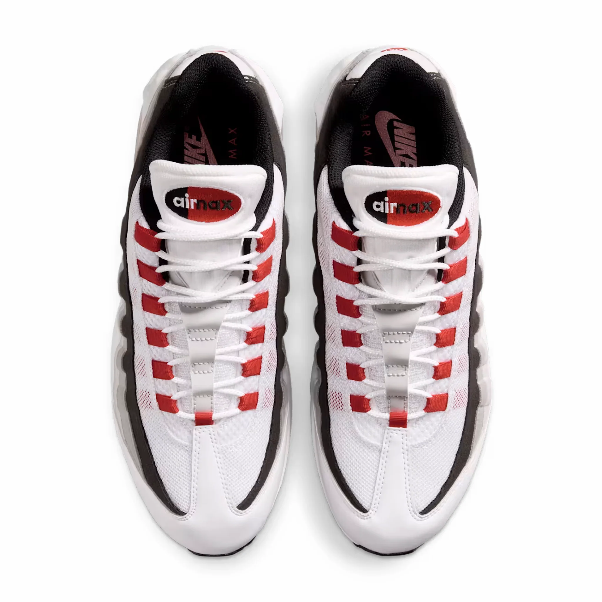 Nike Men's Air Max 95 Big Bubble Premium "Comet" (White/Comet Red-Neutral Grey-Medium Grey) - Image 5