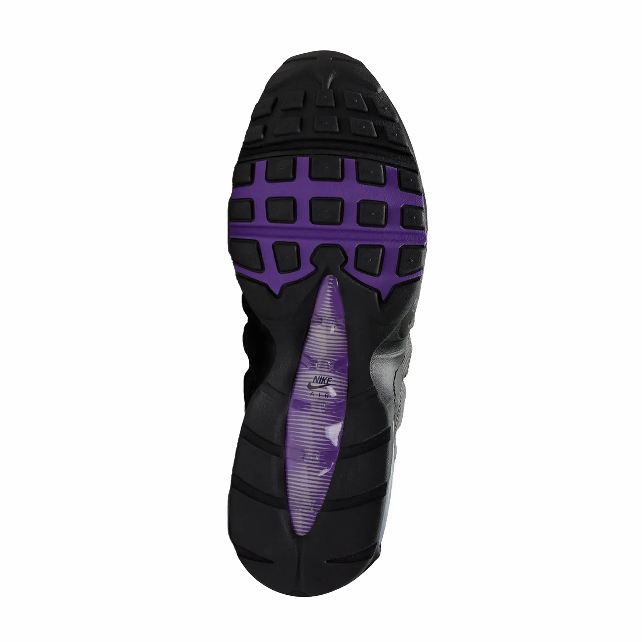 Nike Men's Air Max 95 Big Bubble "Racing Pack" (Iron Grey/ Black-Wild Grape) - Image 4