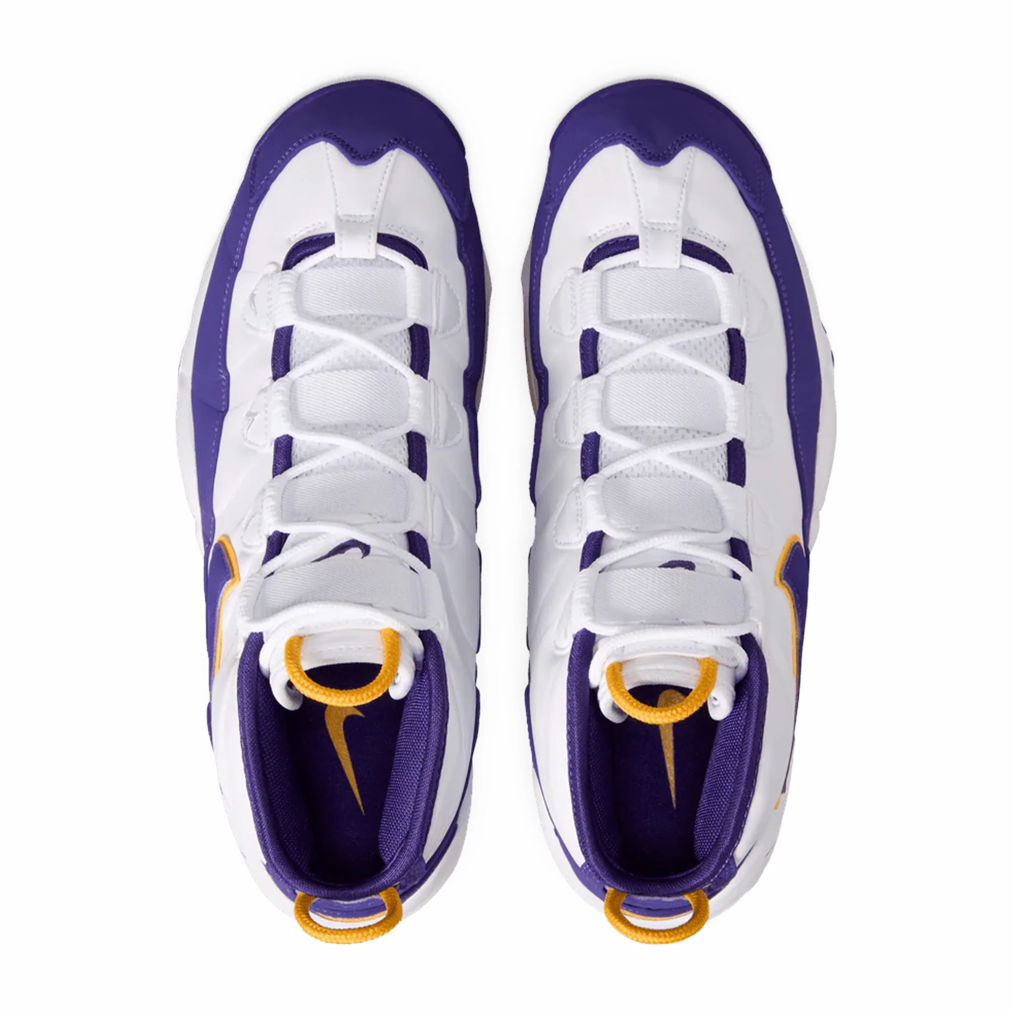 Nike Men's Air Max Uptempo “Lakers” (White/Court Purple-University Gold) - Image 3