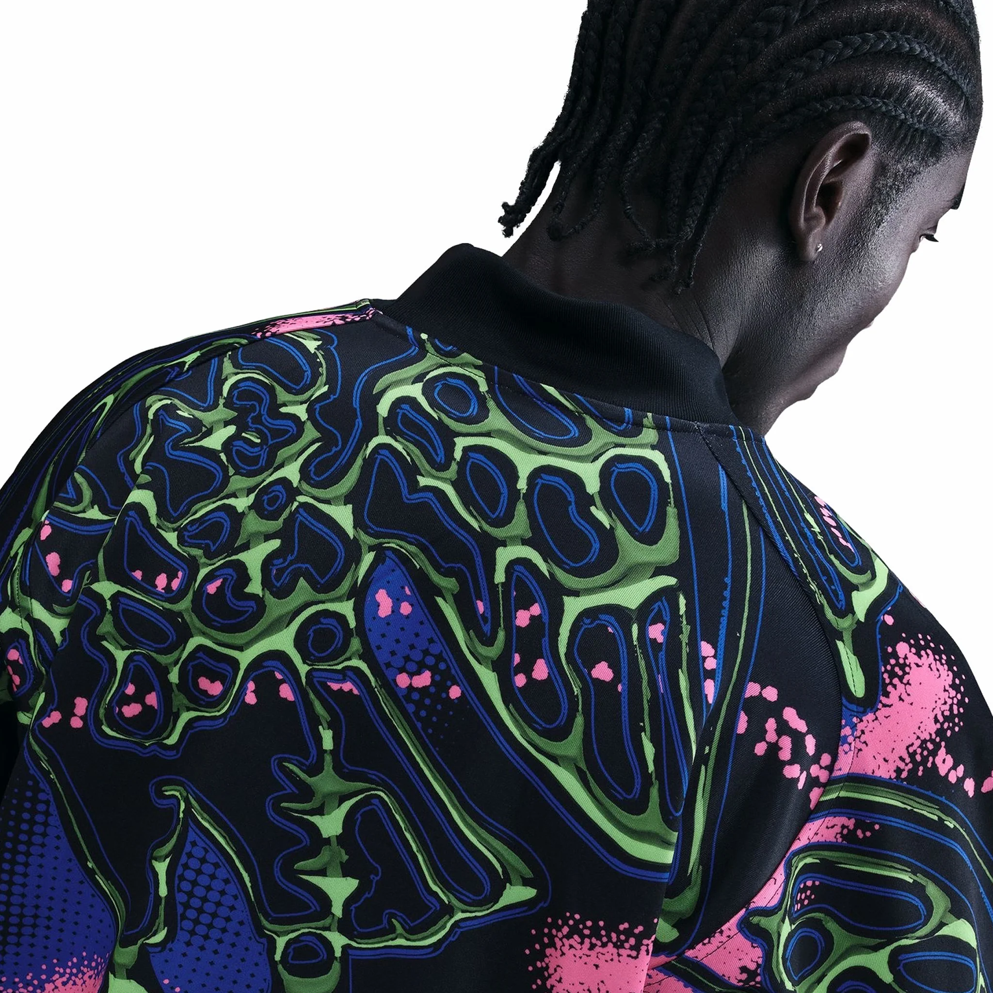 Nike Men's Nigeria Authentic Goalkeeper Soccer Shirt (Black/Hyper Pink/White) - Image 4