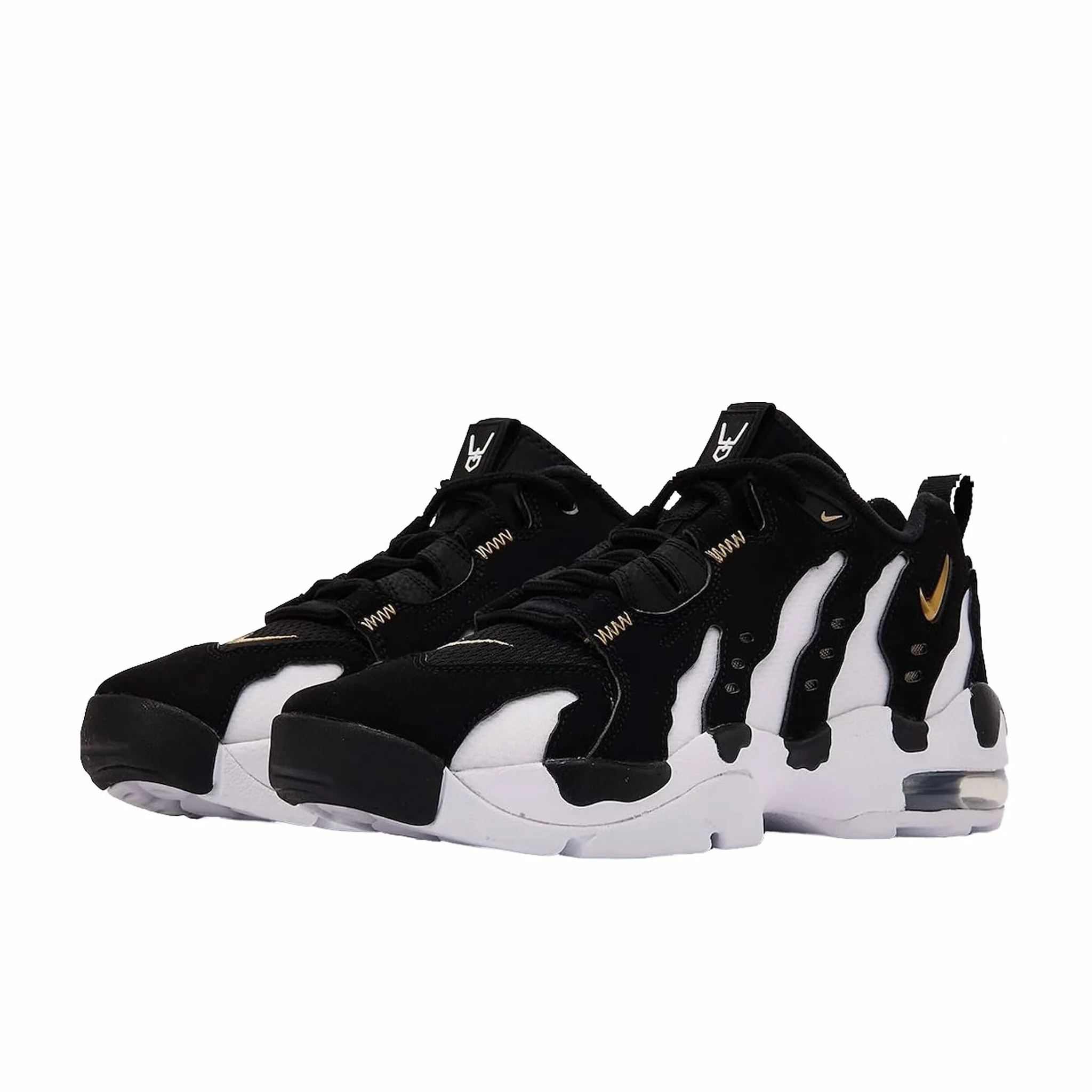 Nike Men's Nike Air DT Max '96 Low (Black/Metallic Gold-White) - Image 2