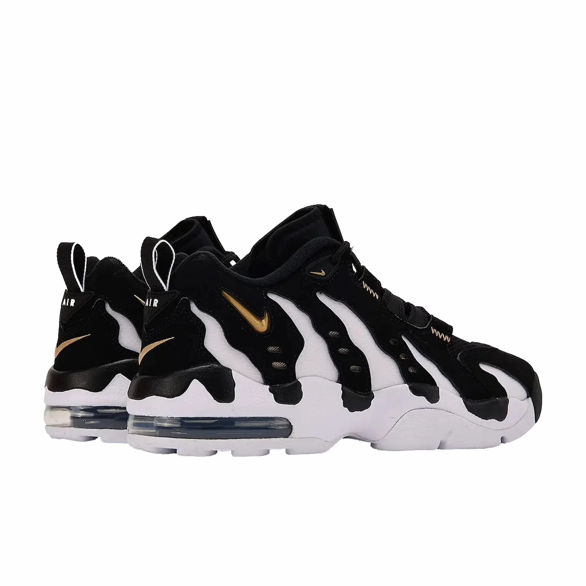 Nike Men's Nike Air DT Max '96 Low (Black/Metallic Gold-White) - Image 3