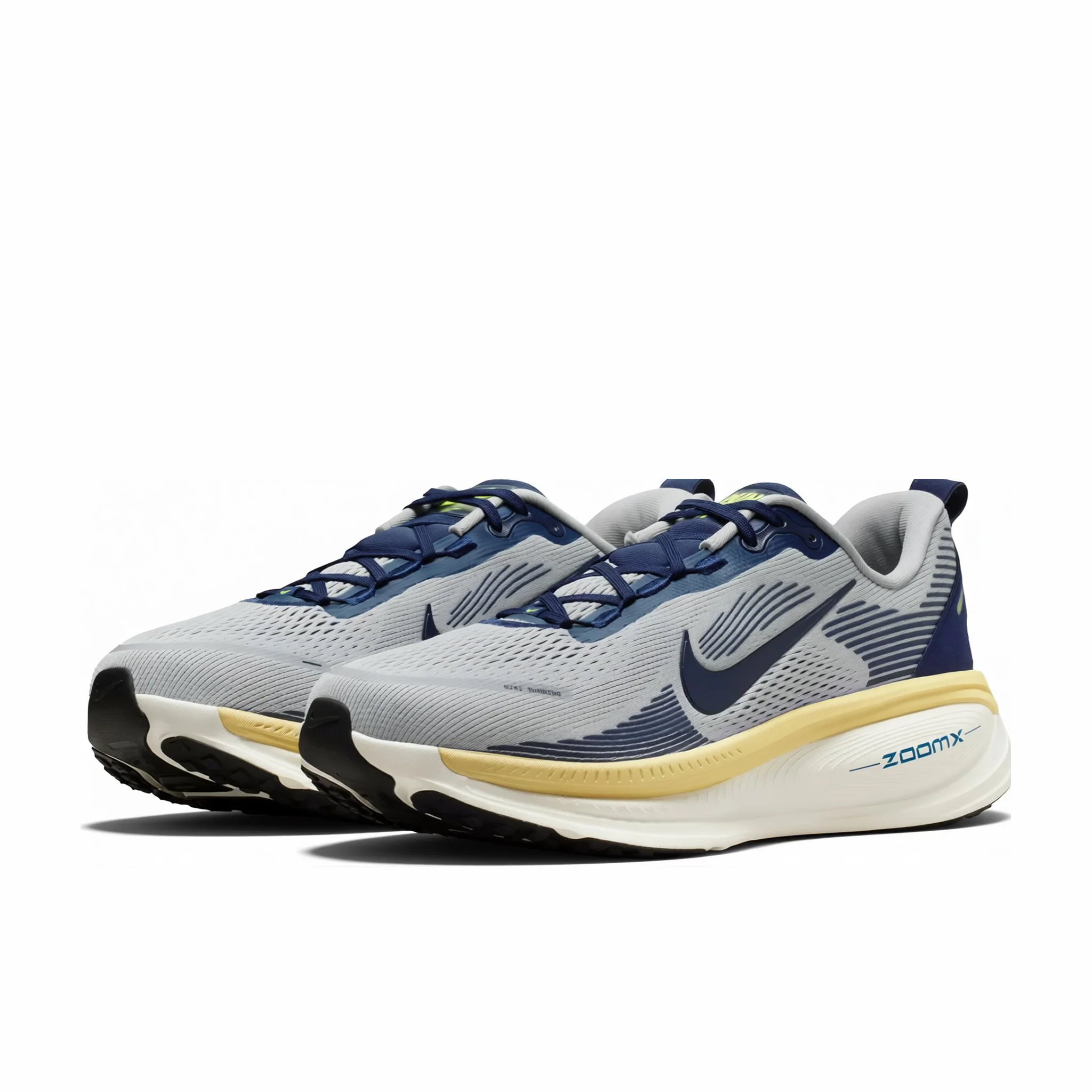 Nike Men's Vomero 18 (Wolf Grey/Midnight Navy-Pewter-Sail) - Image 2