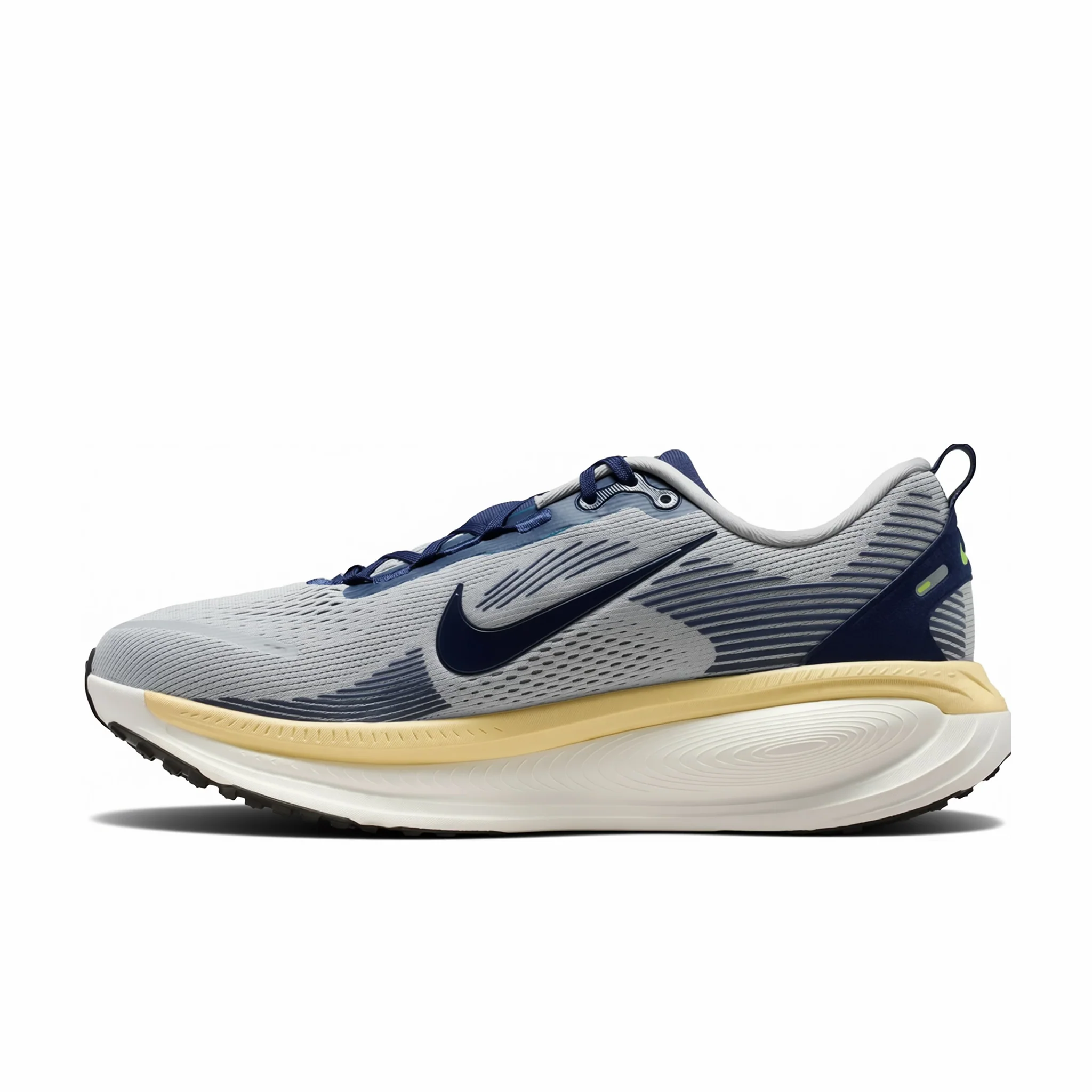 Nike Men's Vomero 18 (Wolf Grey/Midnight Navy-Pewter-Sail) - Image 3