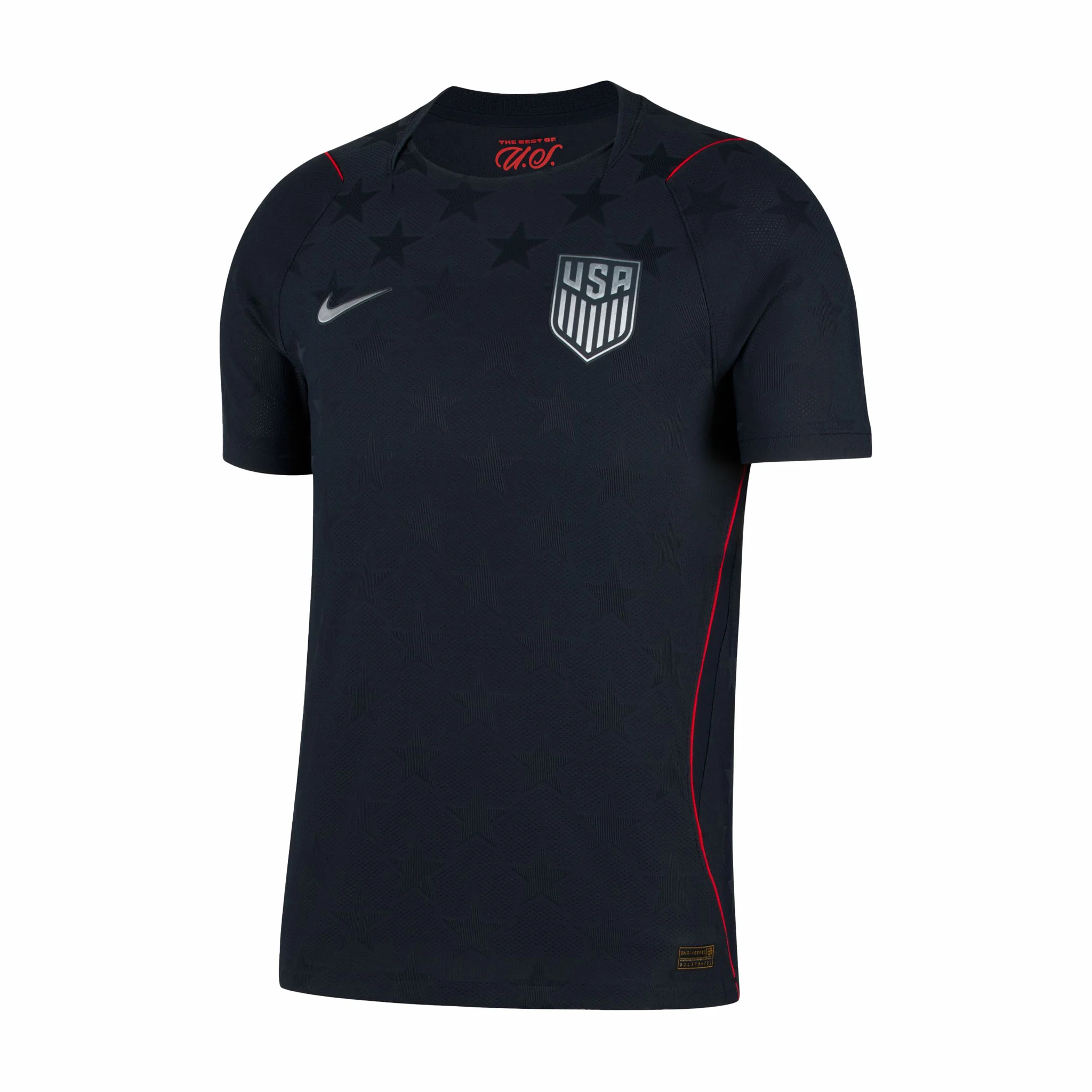 Nike USMNT 2026 Match Away Aero-FIT Soccer Authentic Jersey (Dark Obsidian/Pure Platinum)