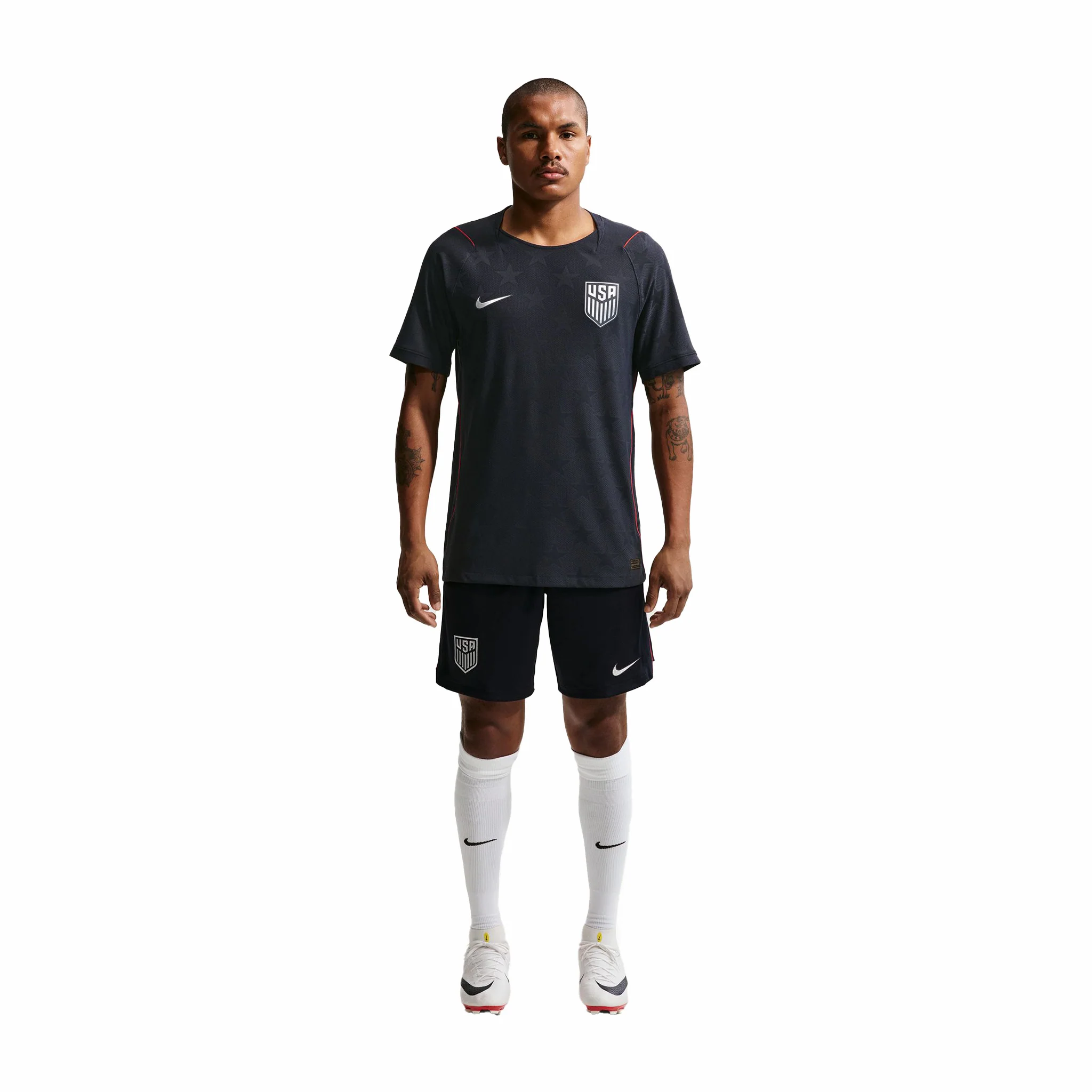 Nike USMNT 2026 Match Away Aero-FIT Soccer Authentic Jersey (Dark Obsidian/Pure Platinum) - Image 3