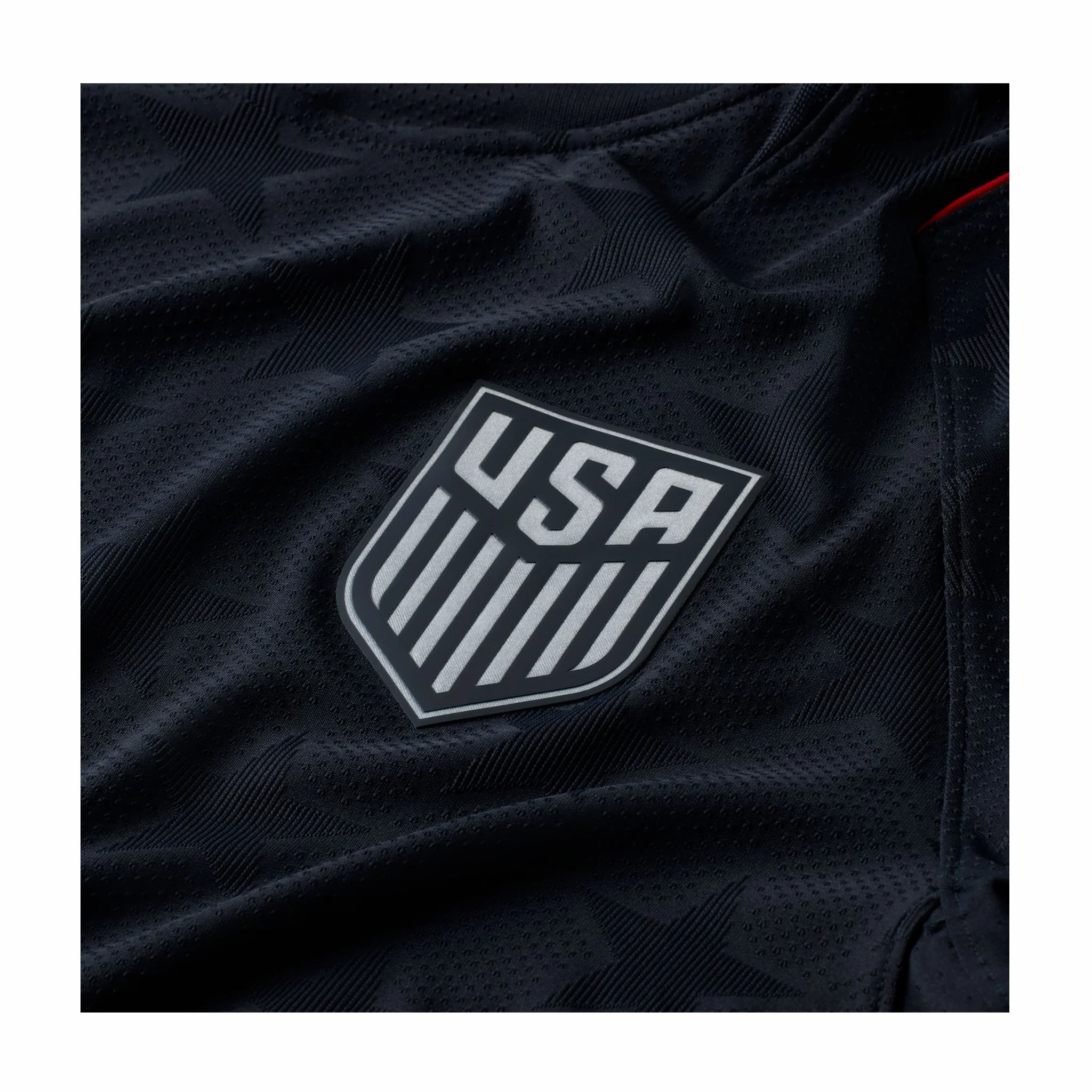Nike USMNT 2026 Match Away Aero-FIT Soccer Authentic Jersey (Dark Obsidian/Pure Platinum) - Image 4