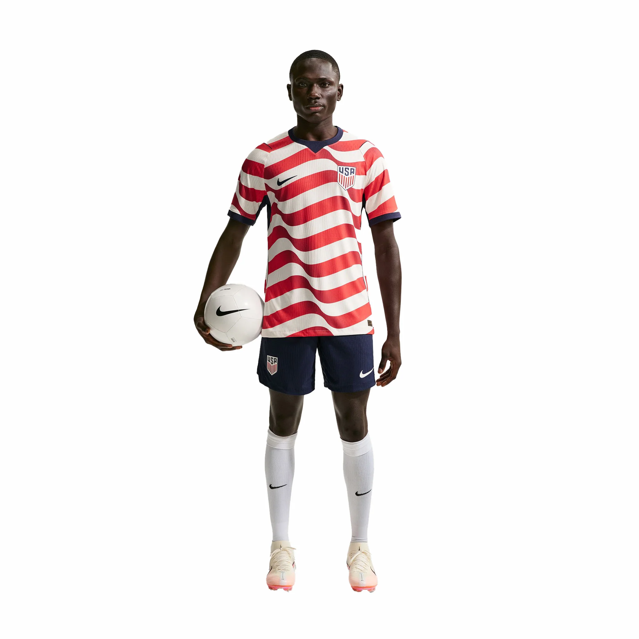 Nike USMNT 2026 Match Home Aero-FIT Soccer Authentic Jersey (Sail/Midnight Navy/Midnight Navy) - Image 4