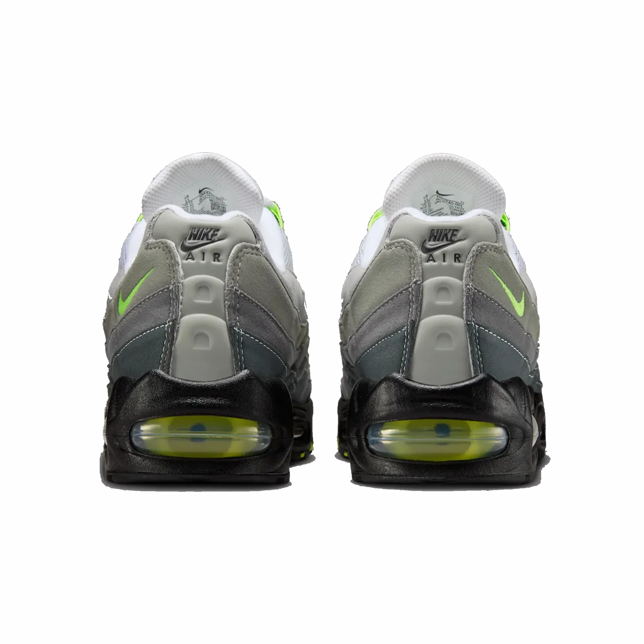 Nike Women's Air Max 95 OG “Neon” Big Bubble (Black/Cool Grey-Neon Yellow) - Image 5