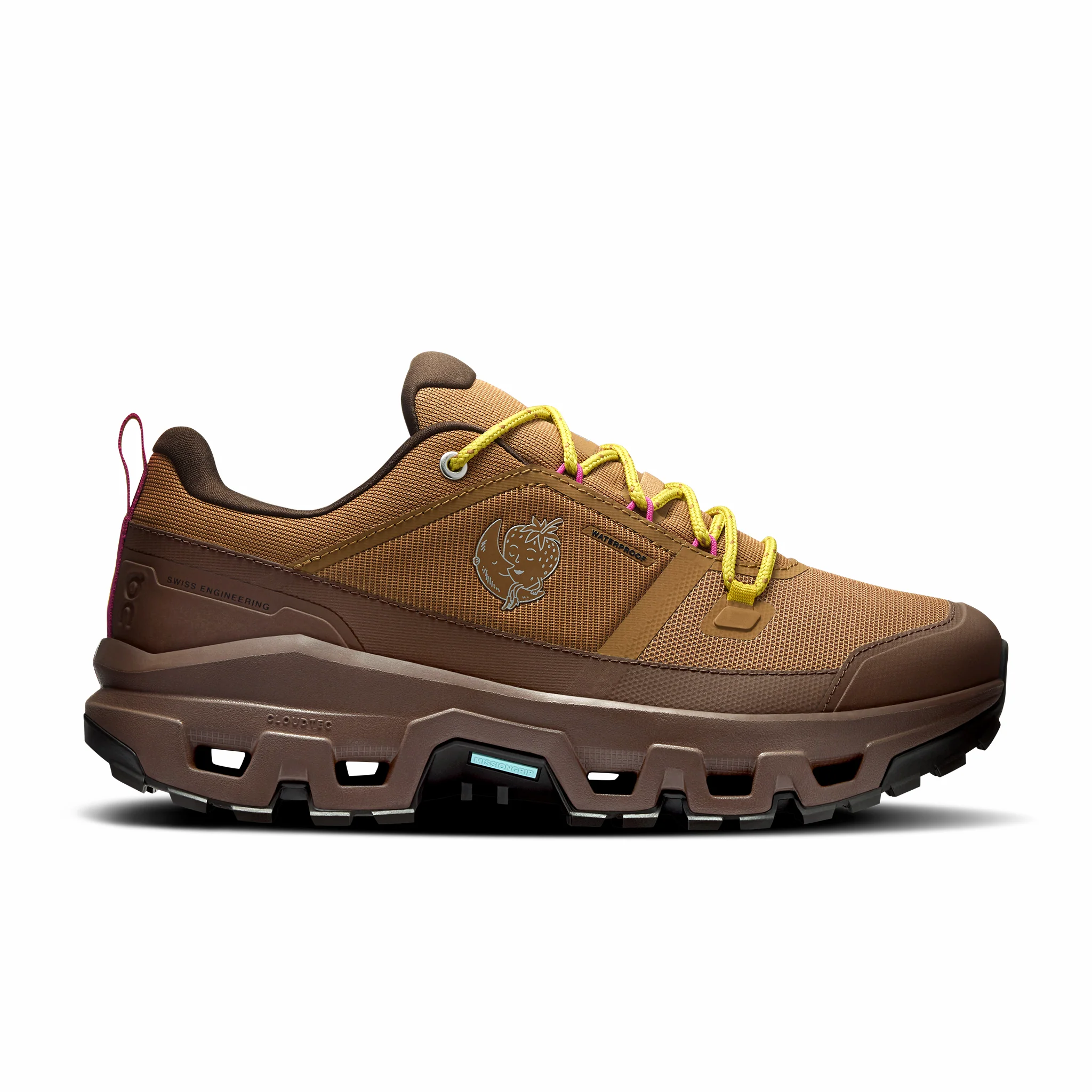 On x Sky High Farm Goods Men's Cloudrock Low WP (Sphinx/Chestnut)