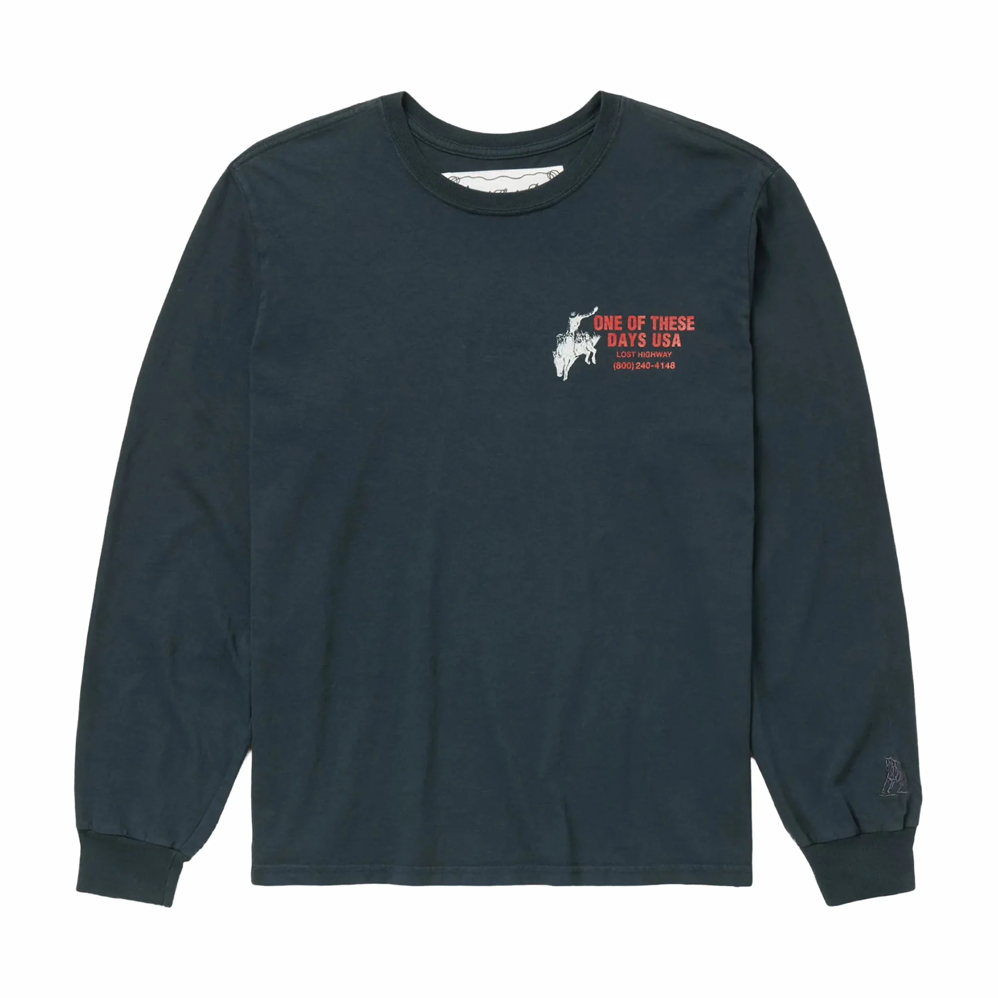 One Of These Days Break On Through Long Sleeve T-Shirt (Black)