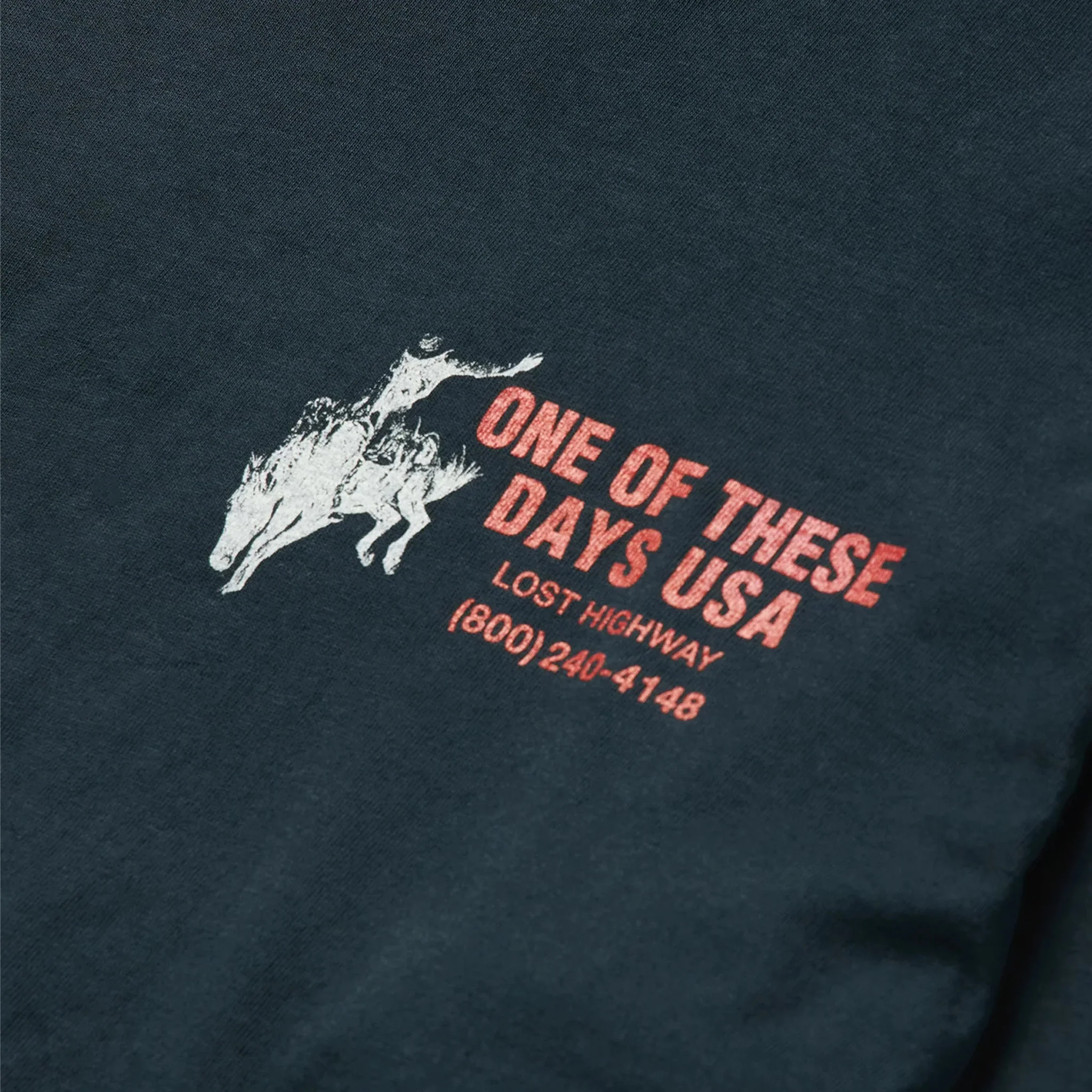One Of These Days Break On Through Long Sleeve T-Shirt (Black) - Image 3