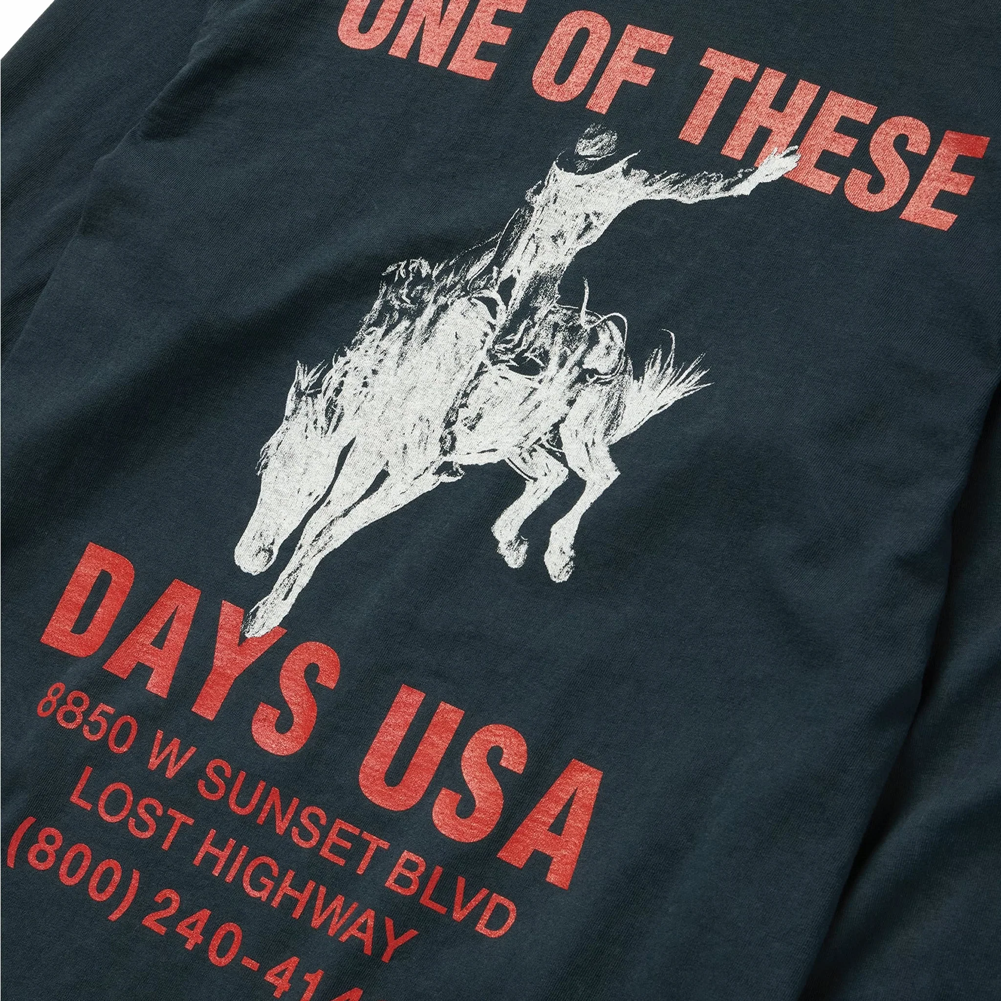 One Of These Days Break On Through Long Sleeve T-Shirt (Black) - Image 4