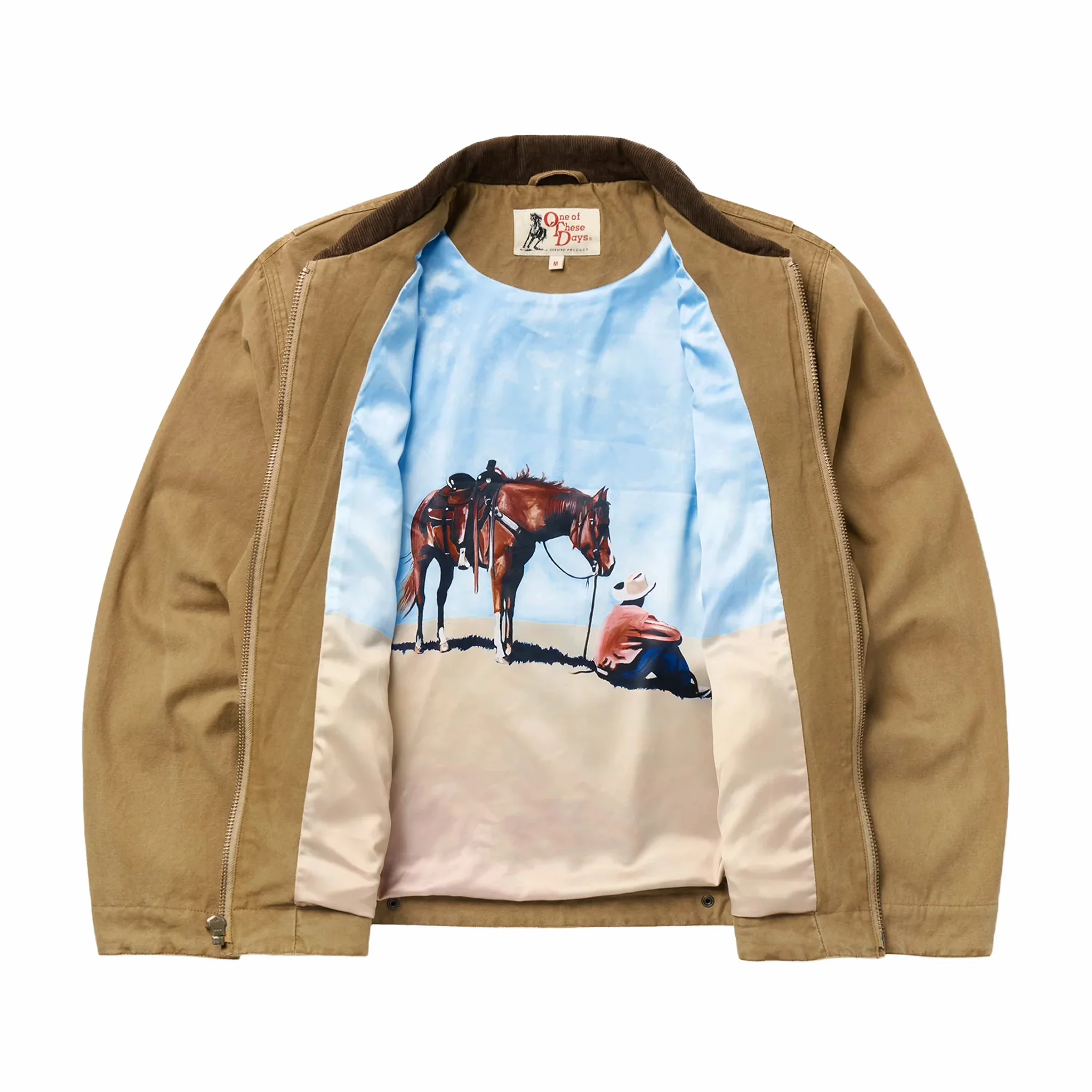 One Of These Days Canvas Prairie Jacket (Tan) - Image 2
