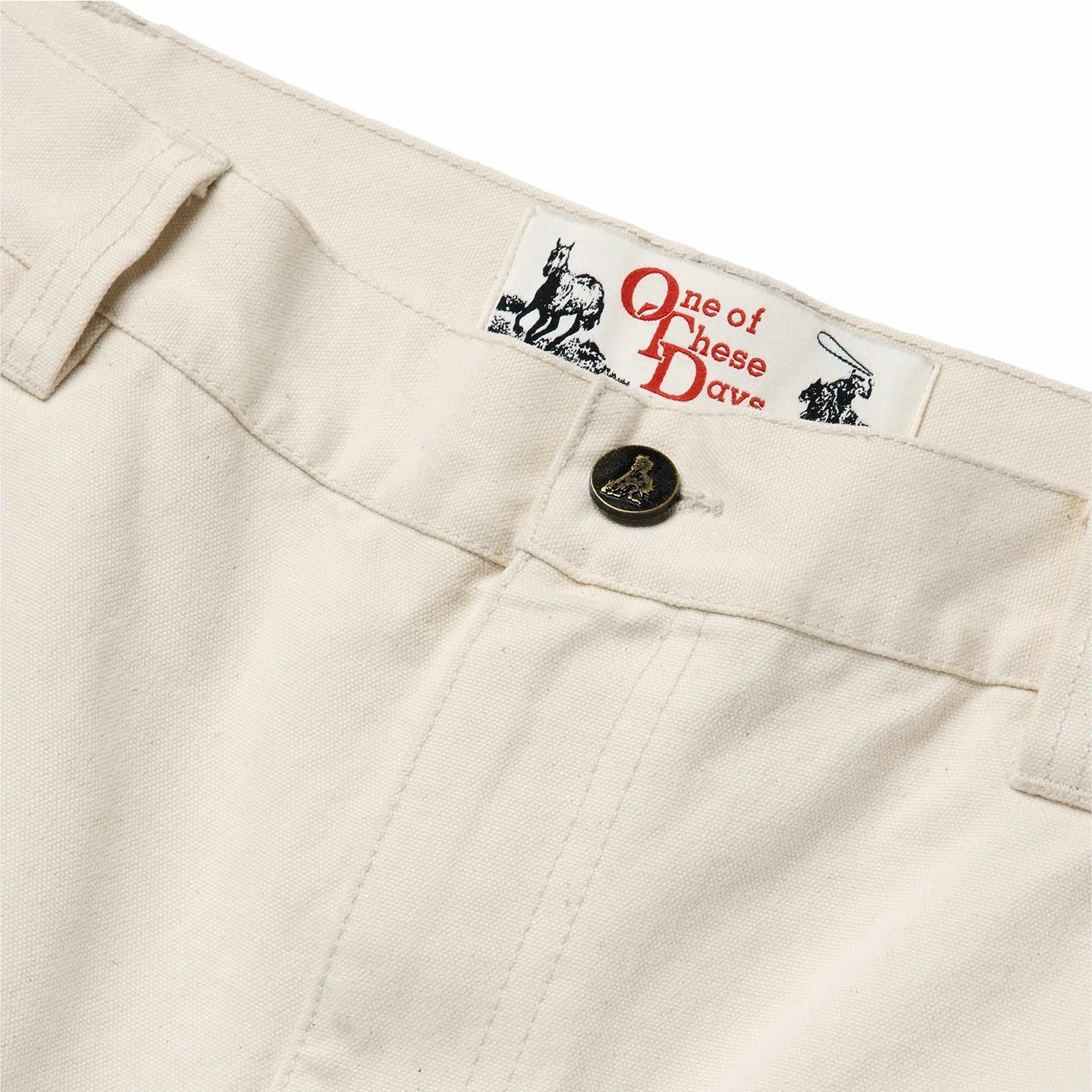 One Of These Days If Not For The Rest Of Time Painters Pants (Natural) - Image 3