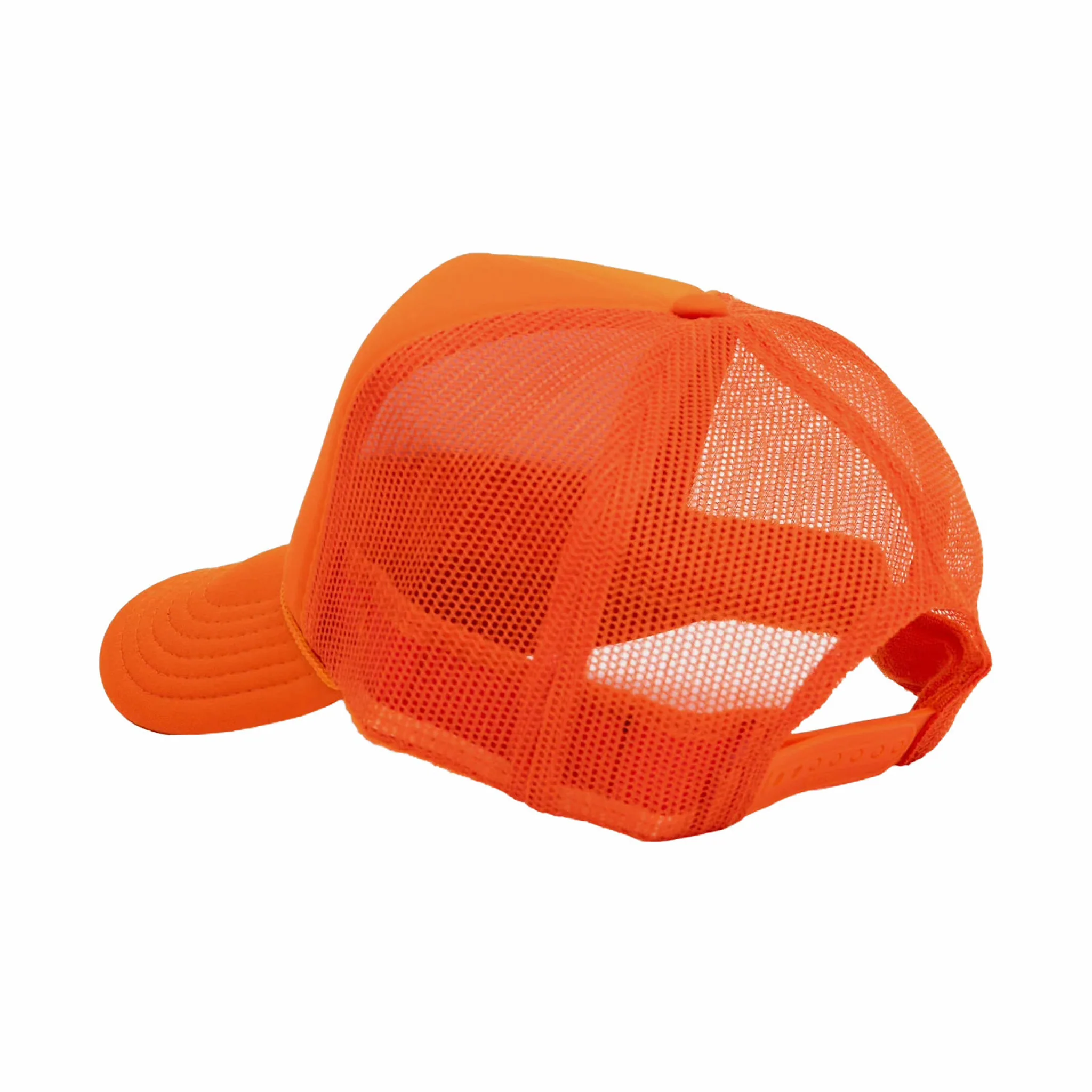 One Of These Days Lost Highway Foam Trucker Hat (Orange) - Image 2