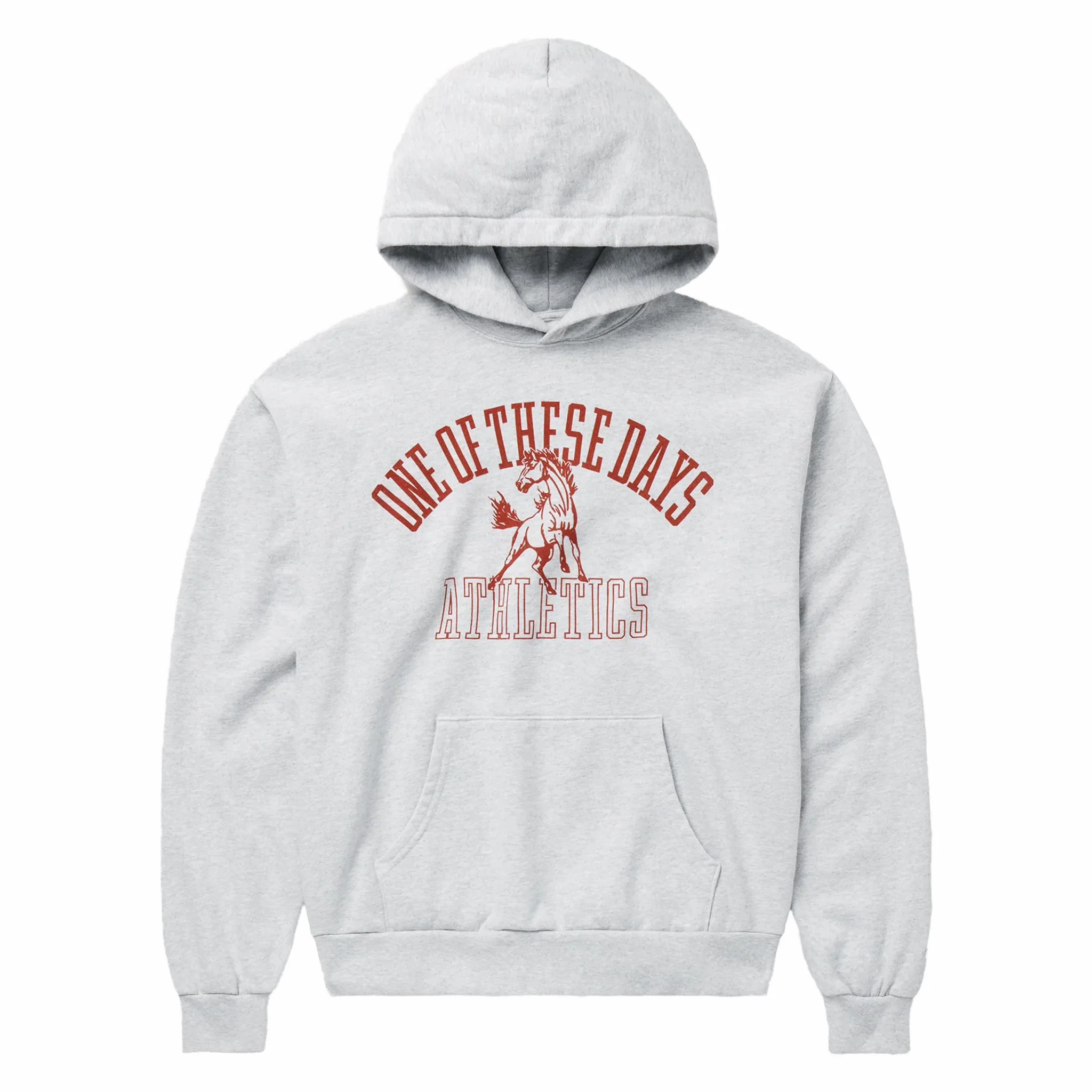 One Of These Days Mustang Athletics Hooded Sweatshirt (Heather Grey)