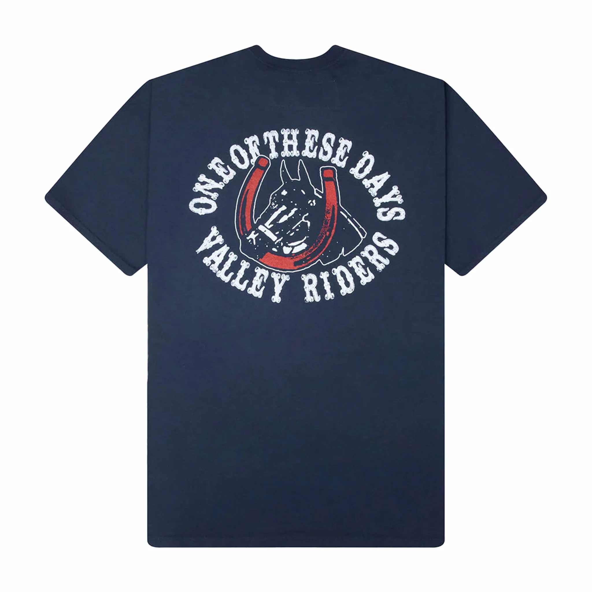 One Of These Days Valley Riders T-Shirt (Sun Faded Washed Navy) - Image 2