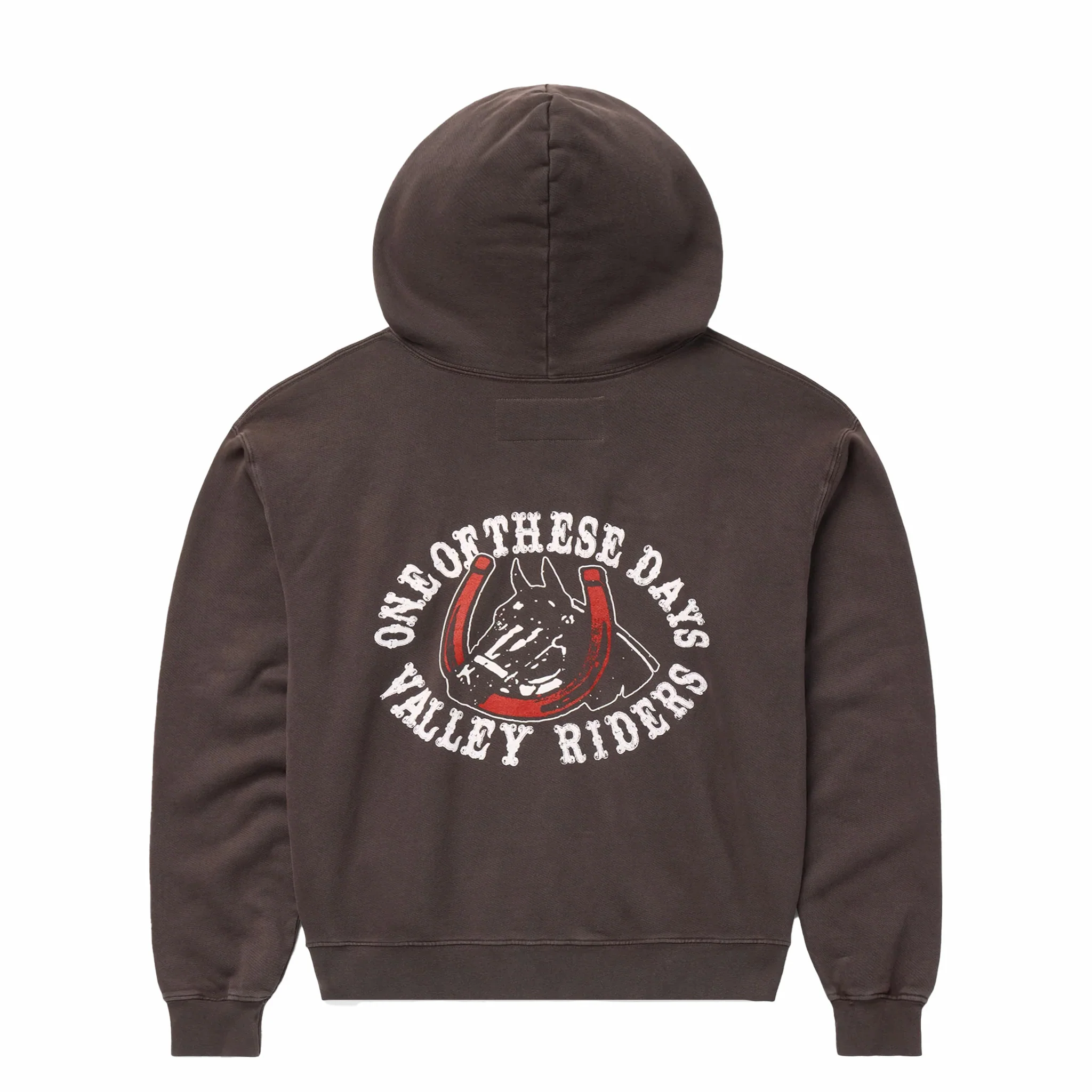 One Of These Days Valley Riders Zip Hoodie (Sun Faded Washed Brown) - Image 2