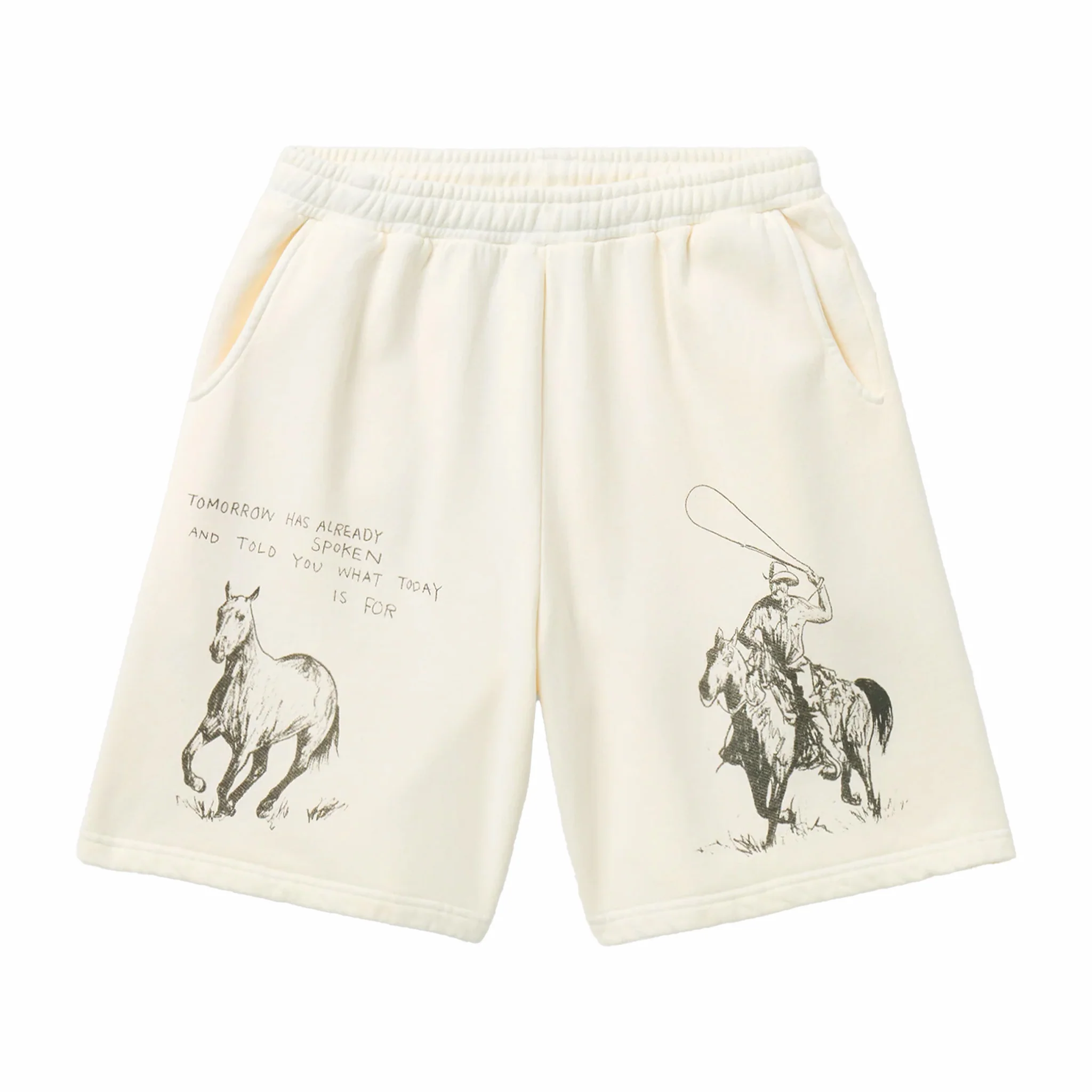 One Of These Days What Today Is For Sweat Shorts (Bone)