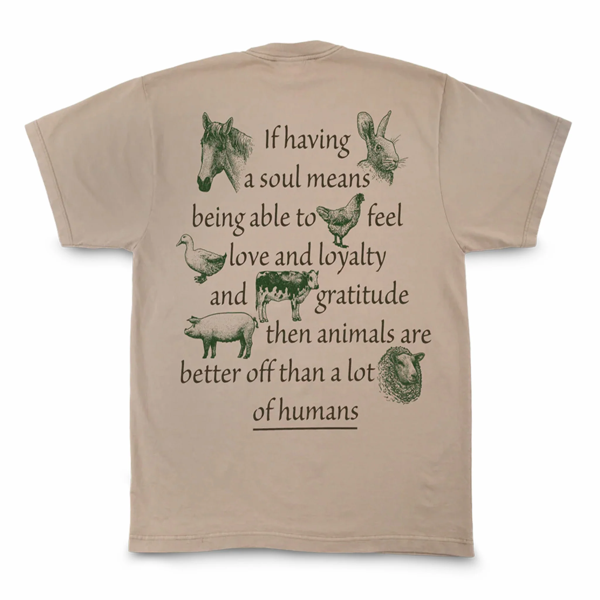 Online Ceramics Pure Beings T-Shirt (Tan) - Image 2